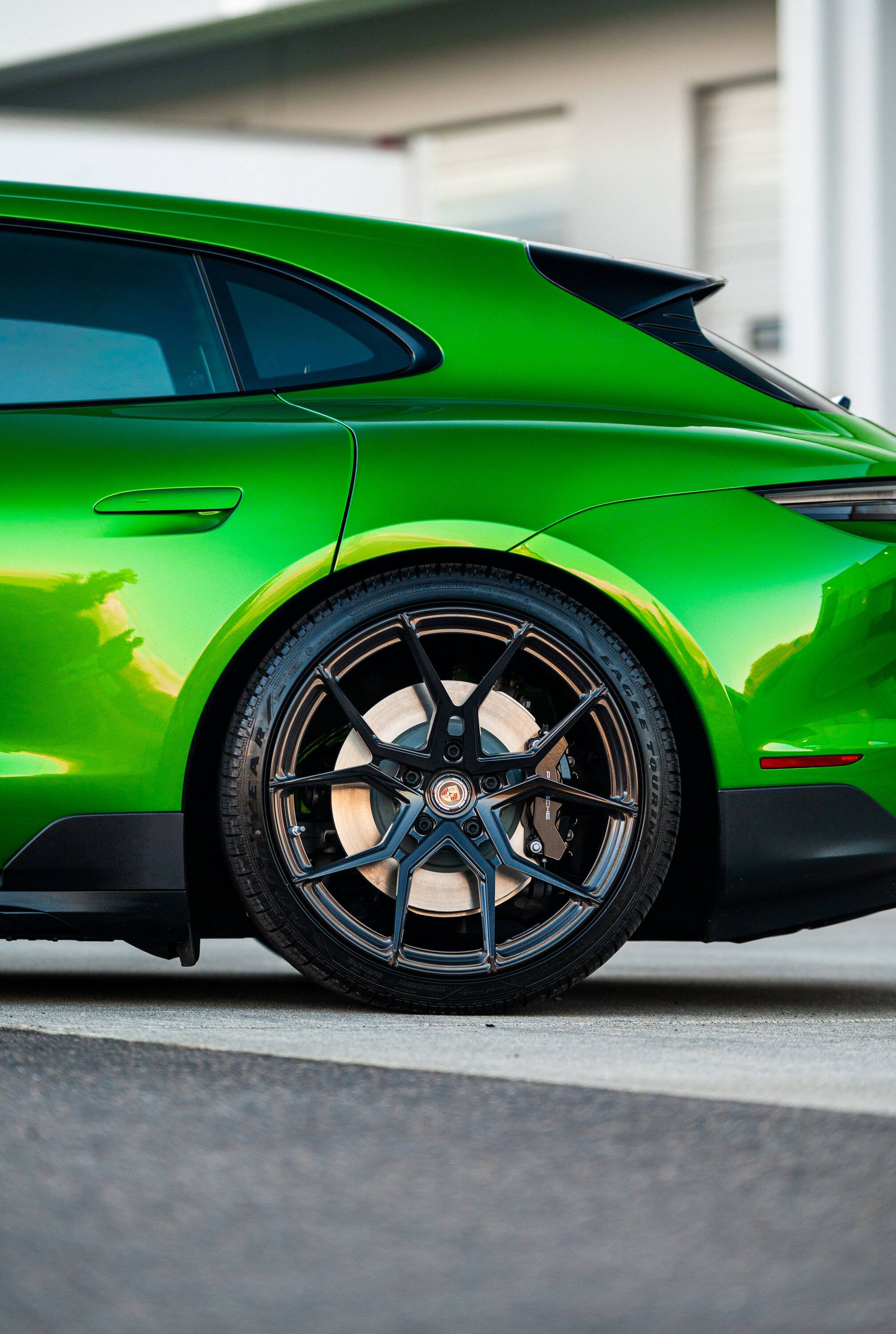 Porsche Taycan 21” OEM or Aftermarket Wheels? SV706 Taycan Brushed Triple Black Tinted Bright19