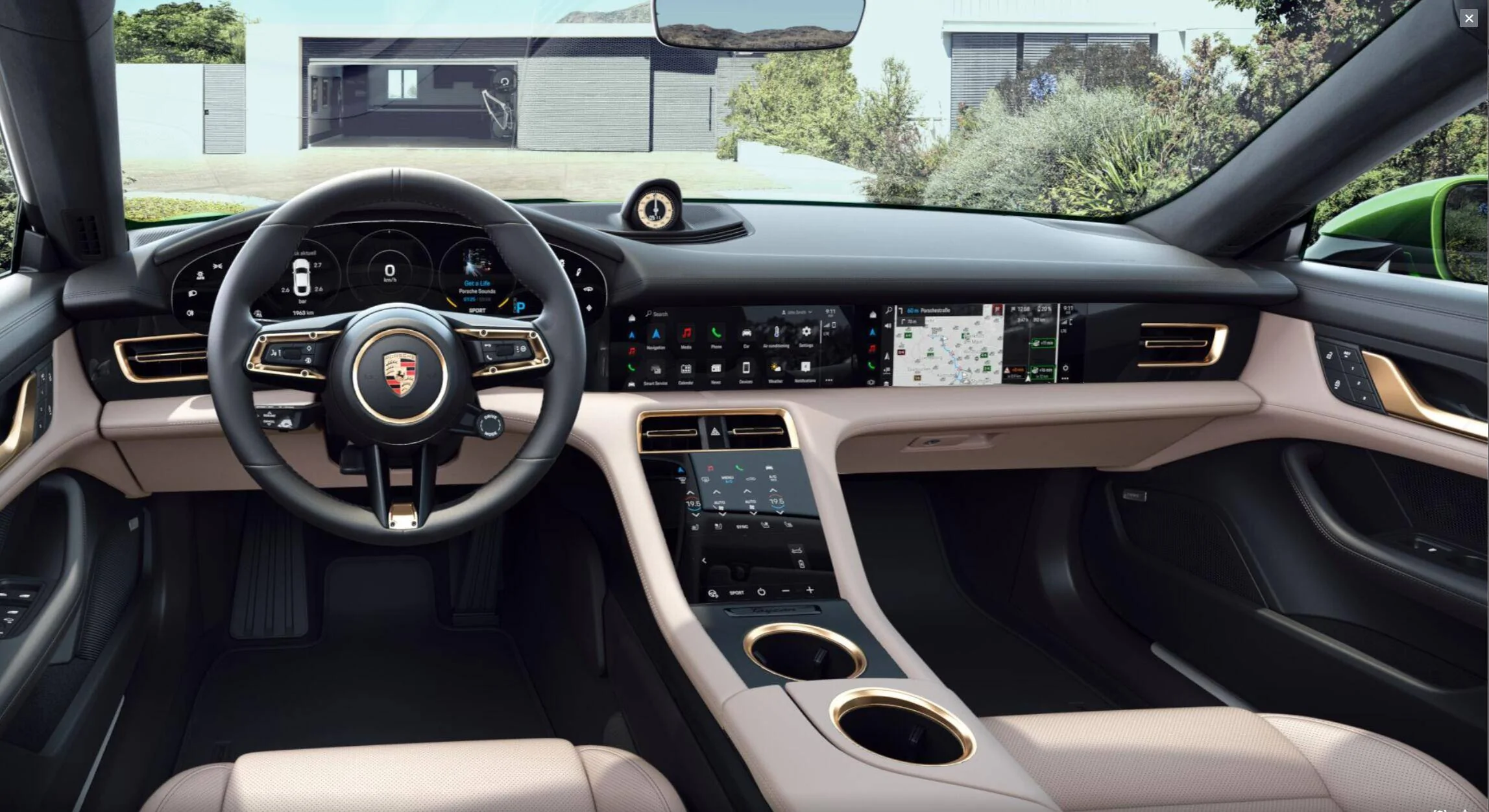 Porsche Taycan Help with interior colors for Mamba Green Basalt Black & Atacama Beig