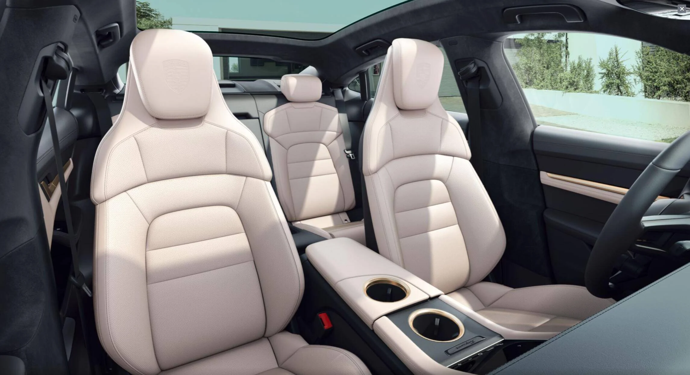 Porsche Taycan Help with interior colors for Mamba Green Basalt Black & Atacama Beige 2