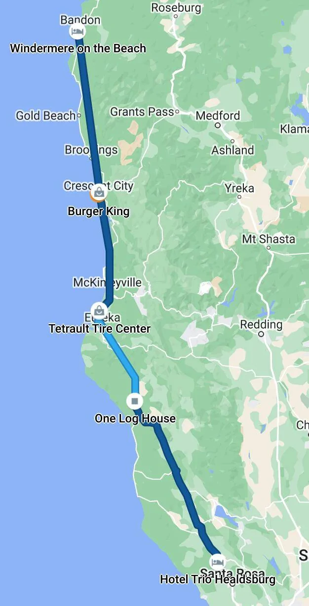 Porsche Taycan PEC LA to Seattle, WA over 4 days/3 nights - Taycan GTS delivery trip 1672090223760