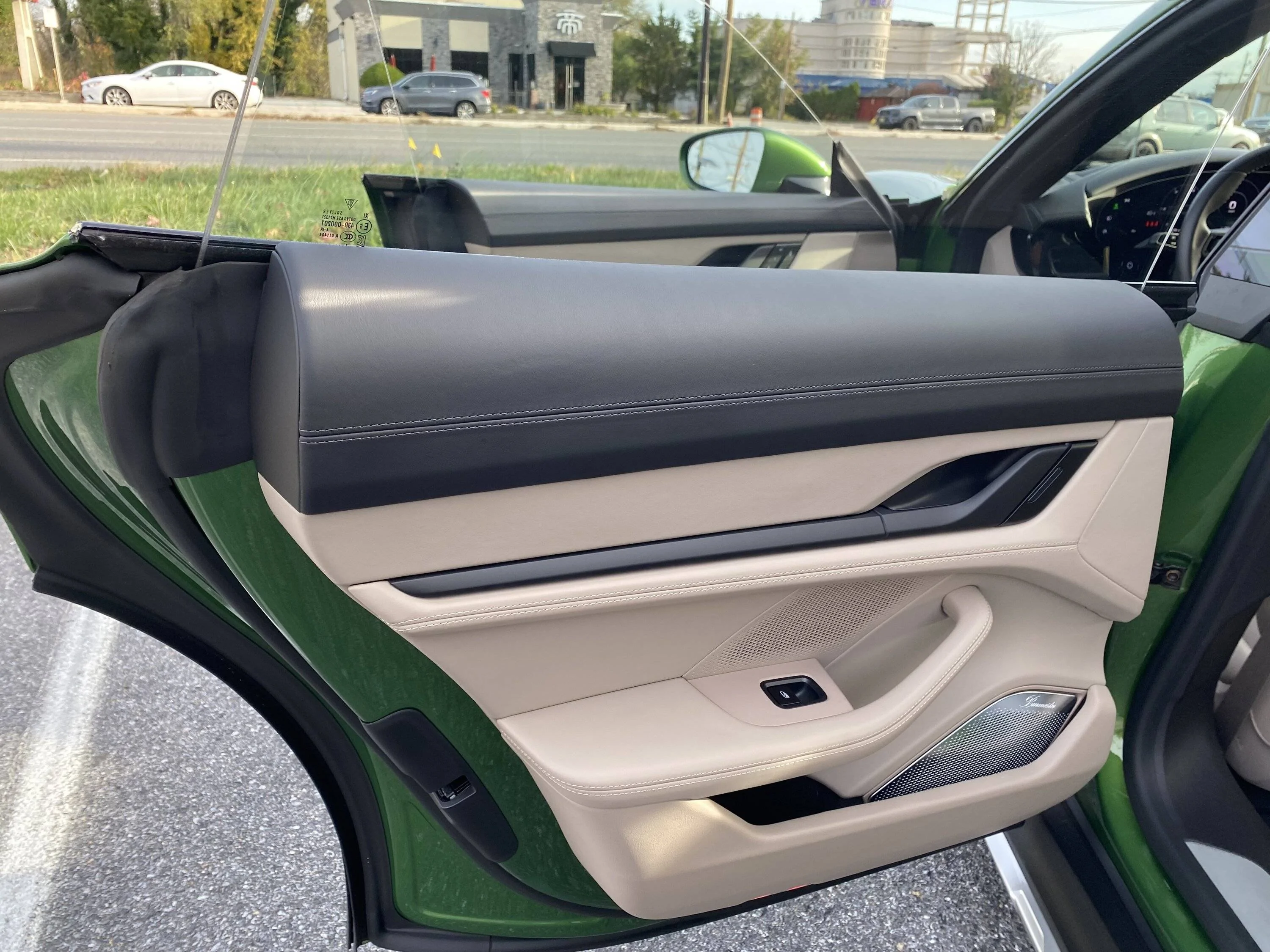 Porsche Taycan Help with interior colors for Mamba Green 2BB33ECD-6121-410C-AA6B-2BAD5B2894A3