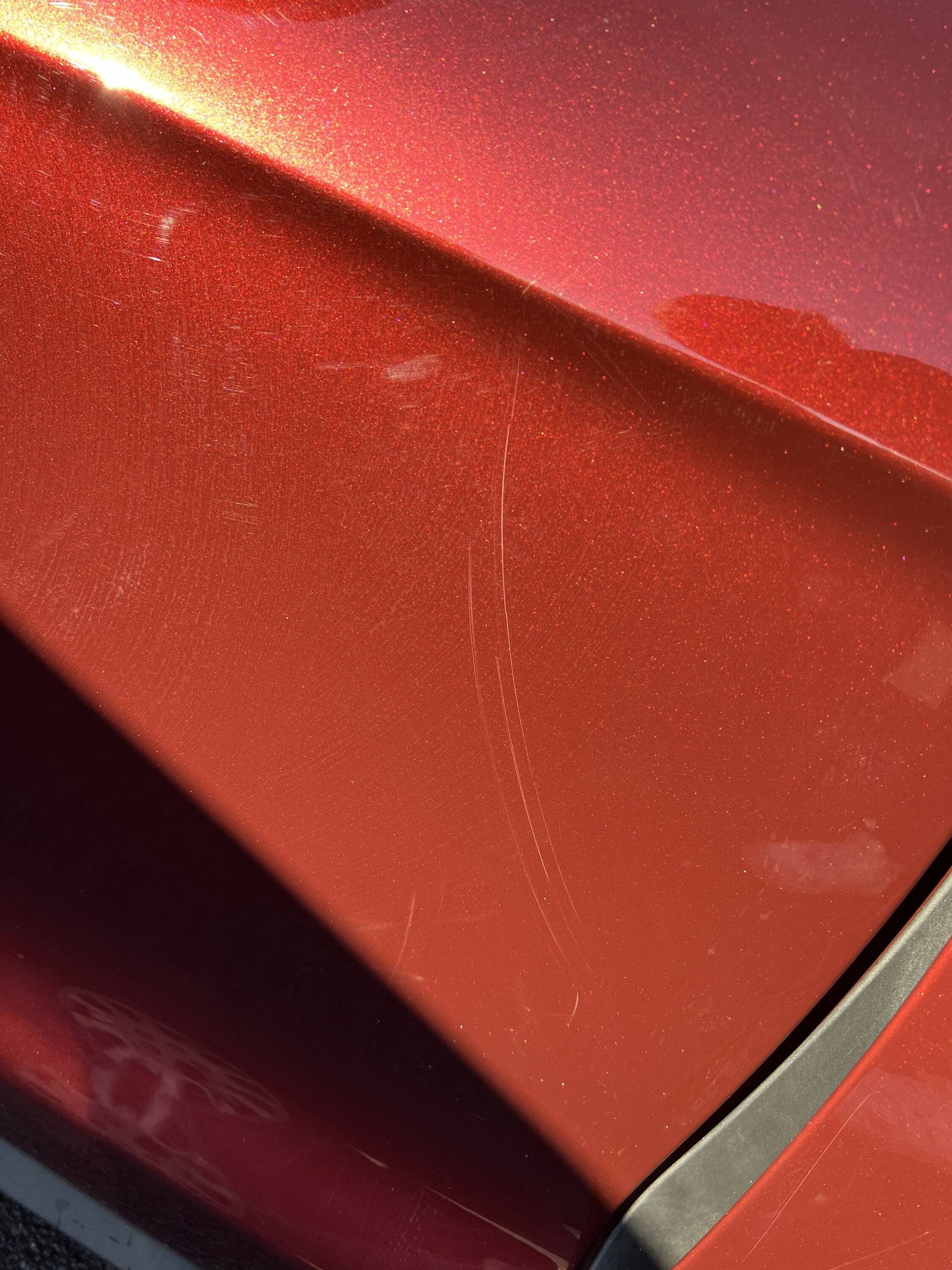Porsche Taycan Paint scratch so easy, anyone else ? How to fix it? 9E4B9157-5AAF-4DA4-B98B-E5773C08E565