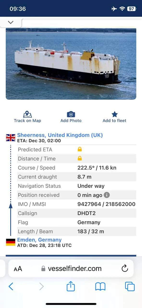 Porsche Taycan Awaiting delivery Parana sheerness
