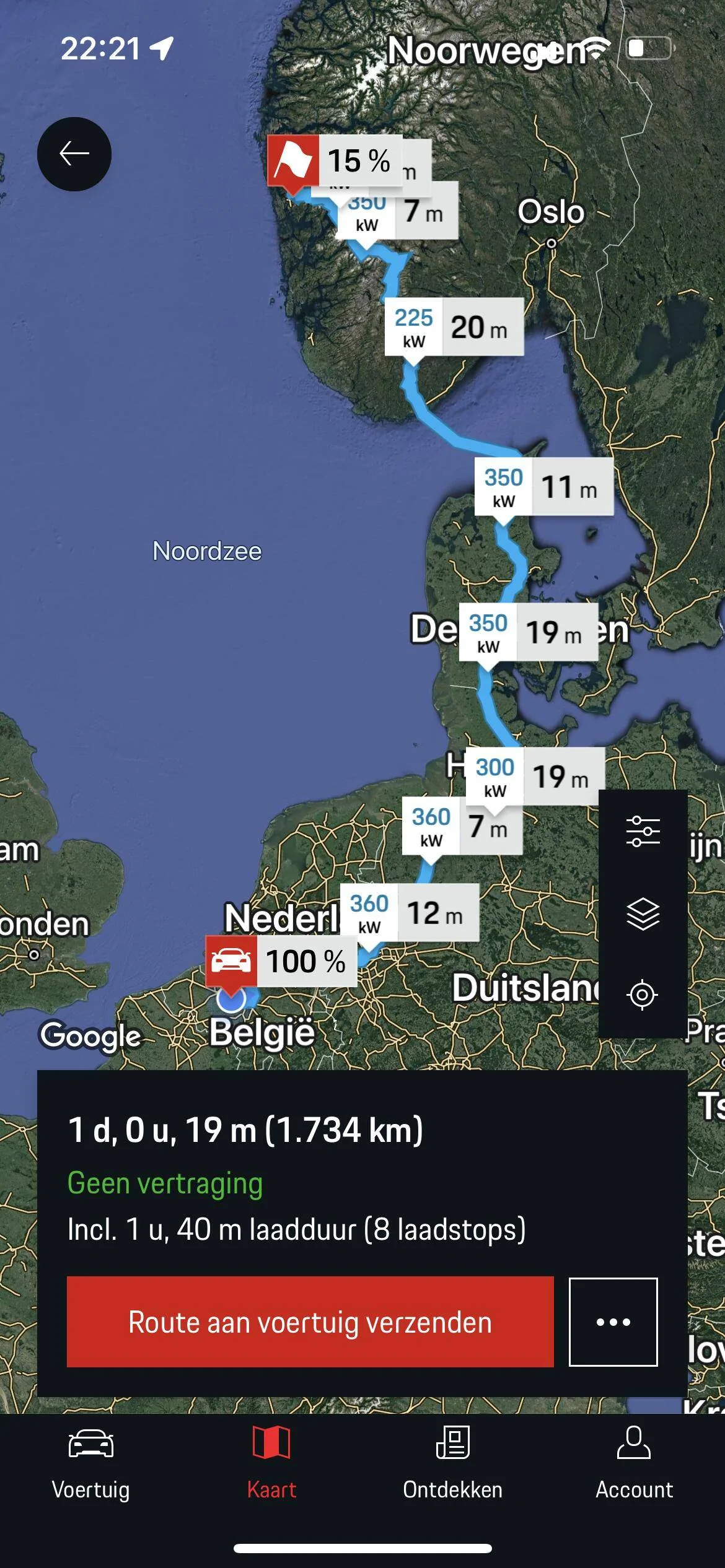 Porsche Taycan Taycan app not planning roadtrip journeys that are possible 4B722597-006C-4F1A-A1ED-1B75C563CB59