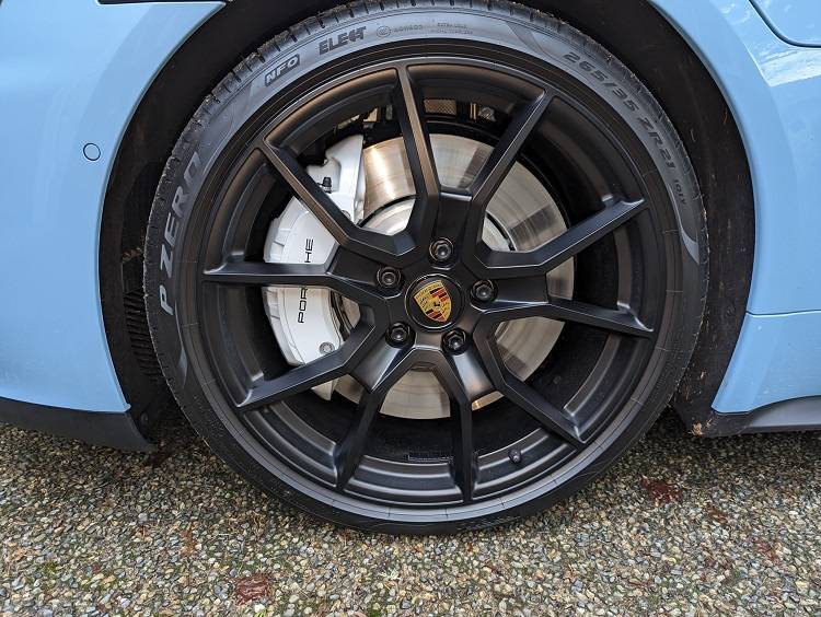 Porsche Taycan New Years Eve Delivery Day: Frozen Blue GTS (finally!) PXL_20230101_234136385