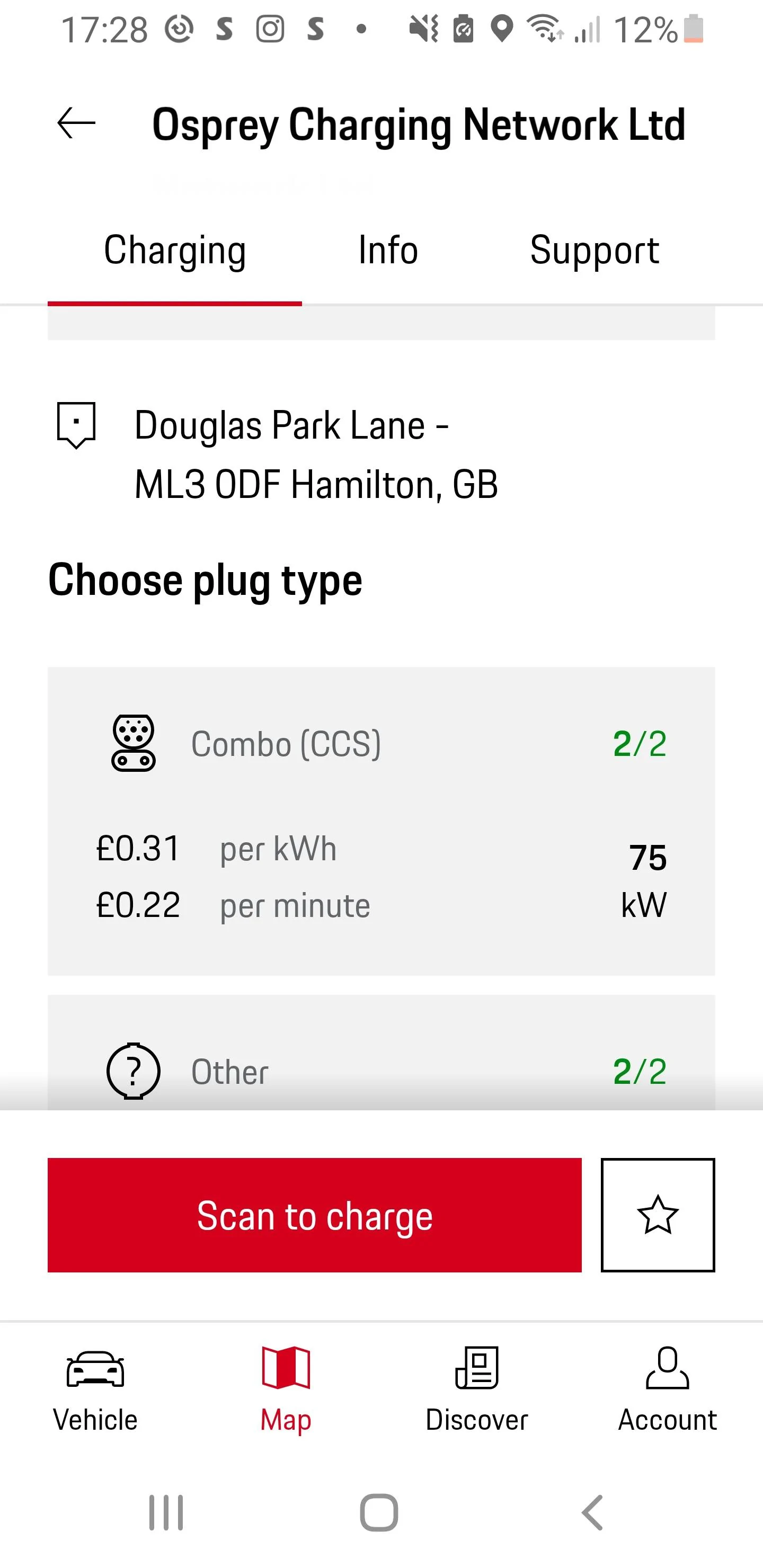 Porsche Taycan UK Charging Anxiety Screenshot_20230103-172838_My Porsch