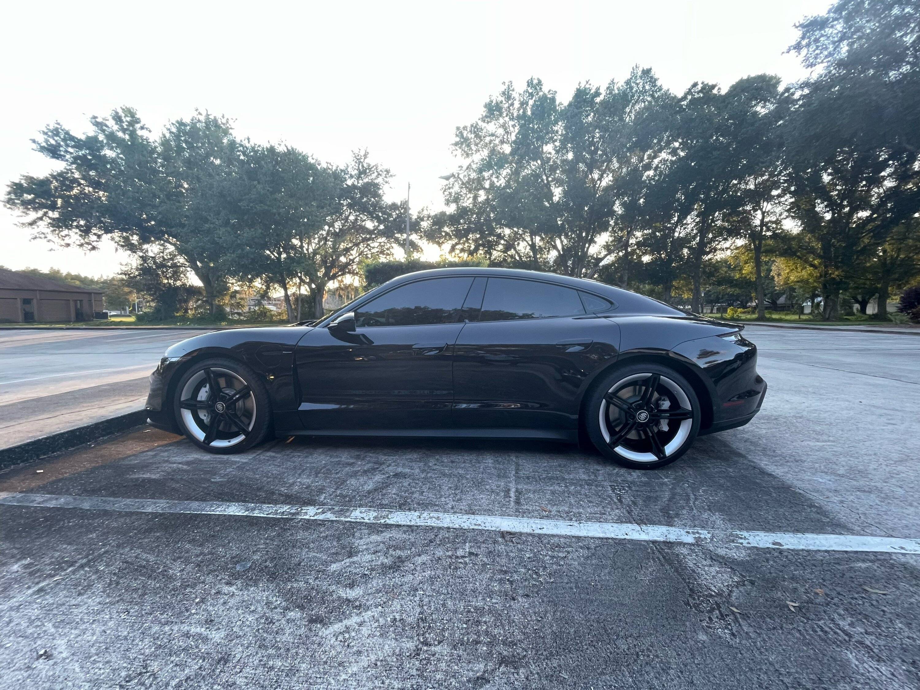 Porsche Taycan Window tint Taycansidetint