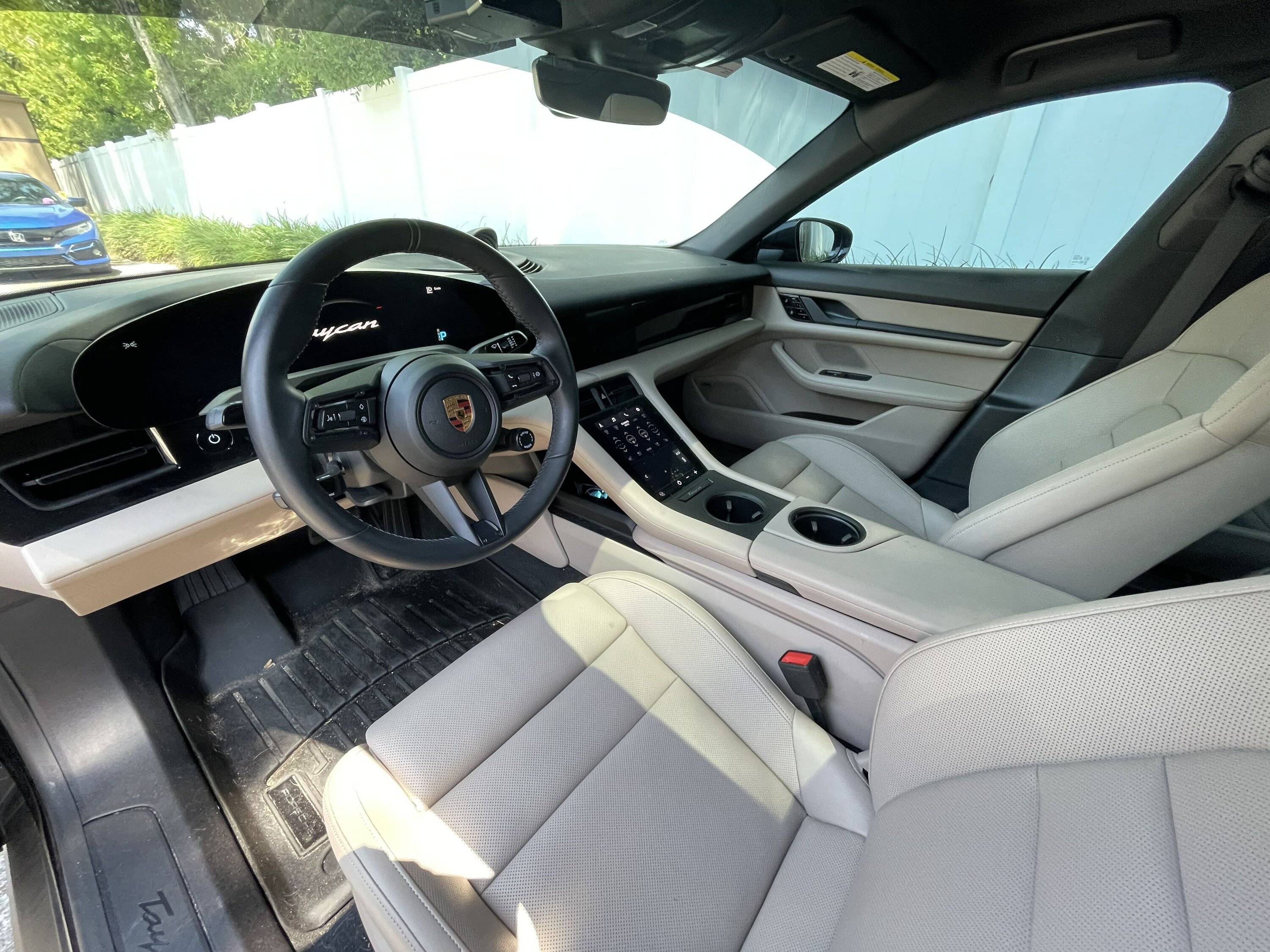 Porsche Taycan Window tint Interior1
