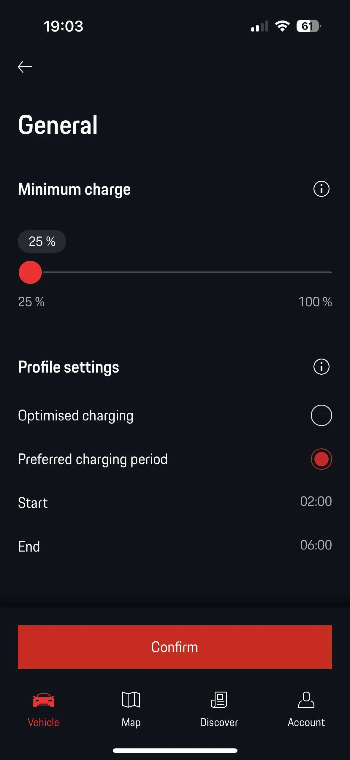 Porsche Taycan Setting up Profiles, Timers, optimised charging, and 85%. AD094DB5-B6B1-4D92-9FA5-BF0B04F16B03
