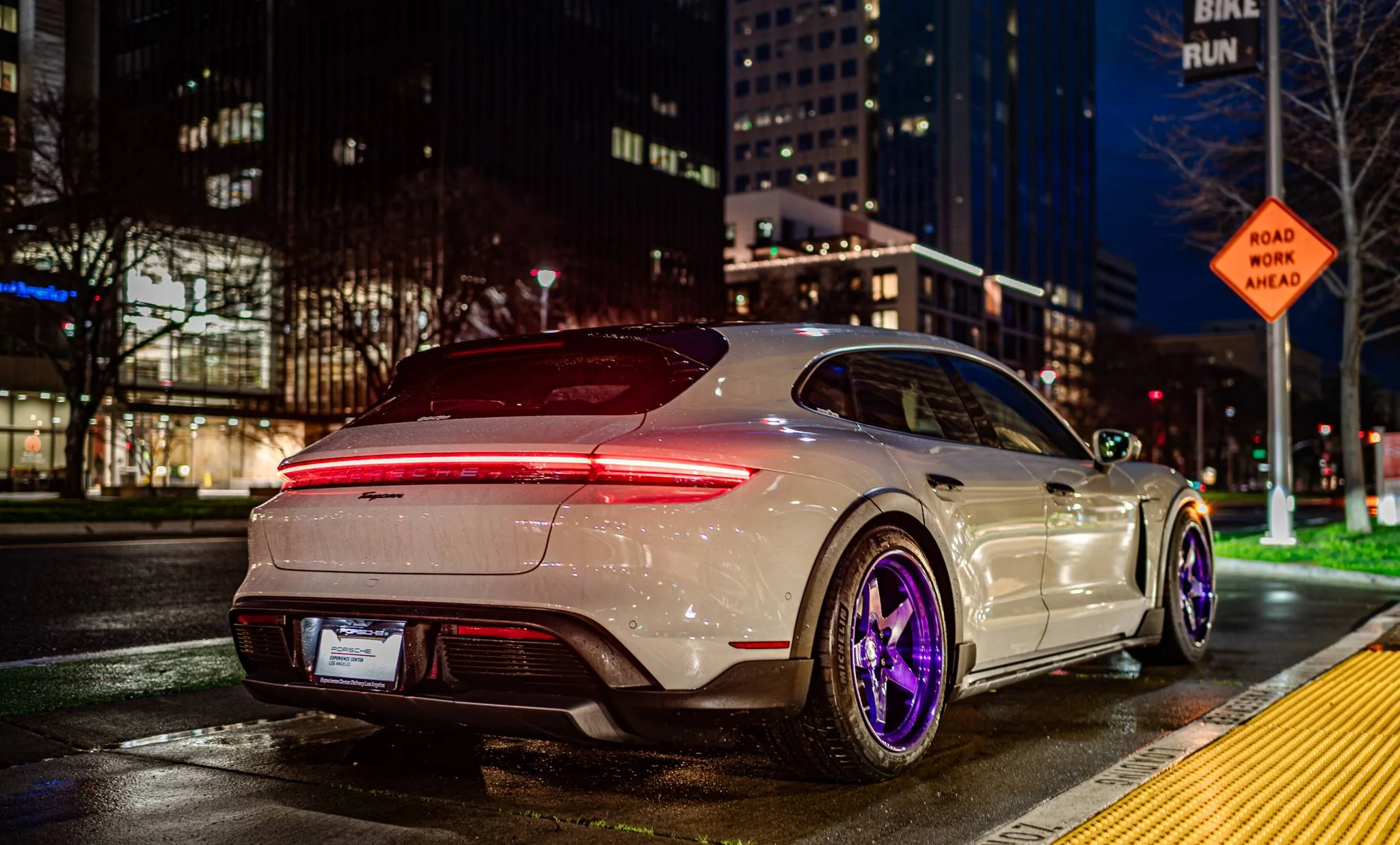 Porsche Taycan Signature Wheel - Now Here For The Taycan! SV603 Taycan Mardi Gras Purple-2