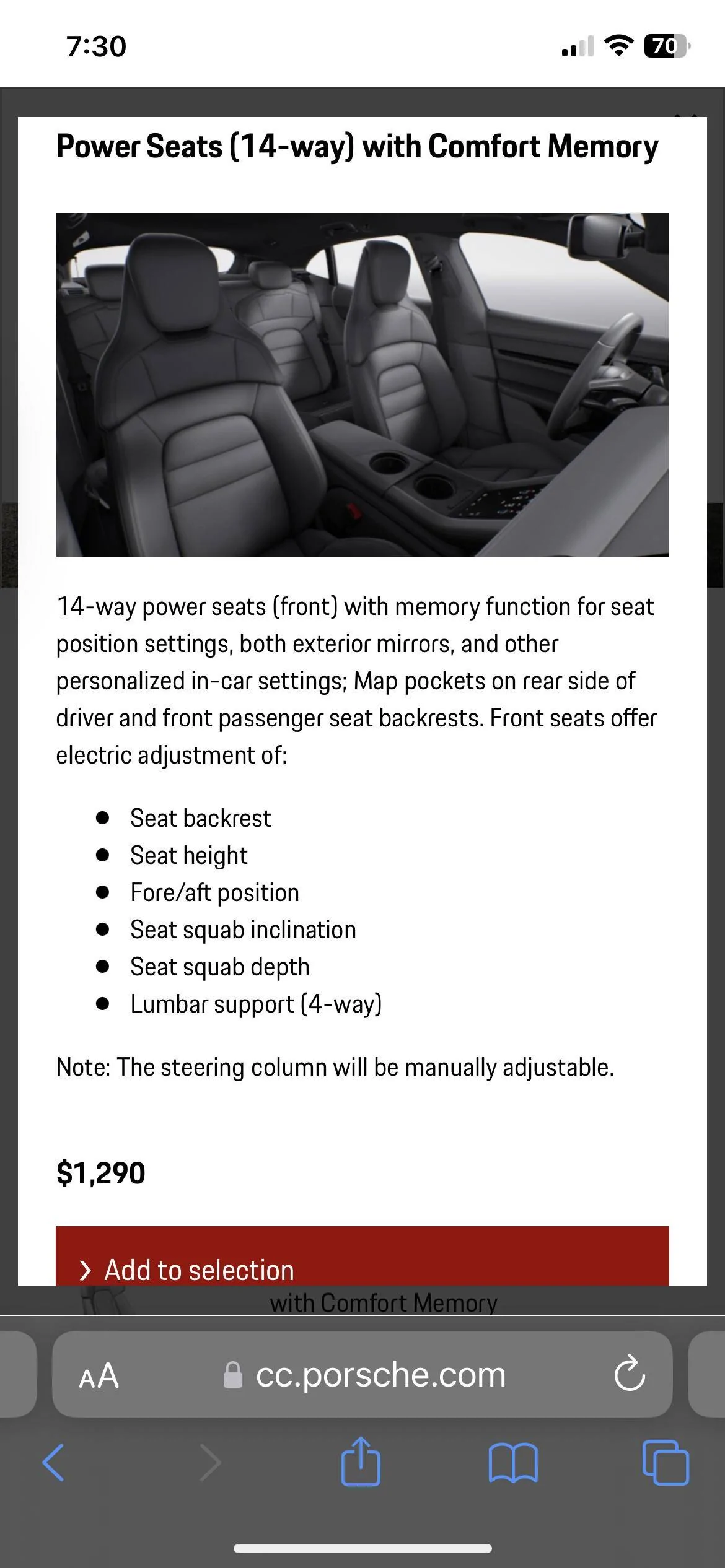 Porsche Taycan Did I get comfort access for free? 84B26223-F7AF-4BB9-B63B-776D94413ED8