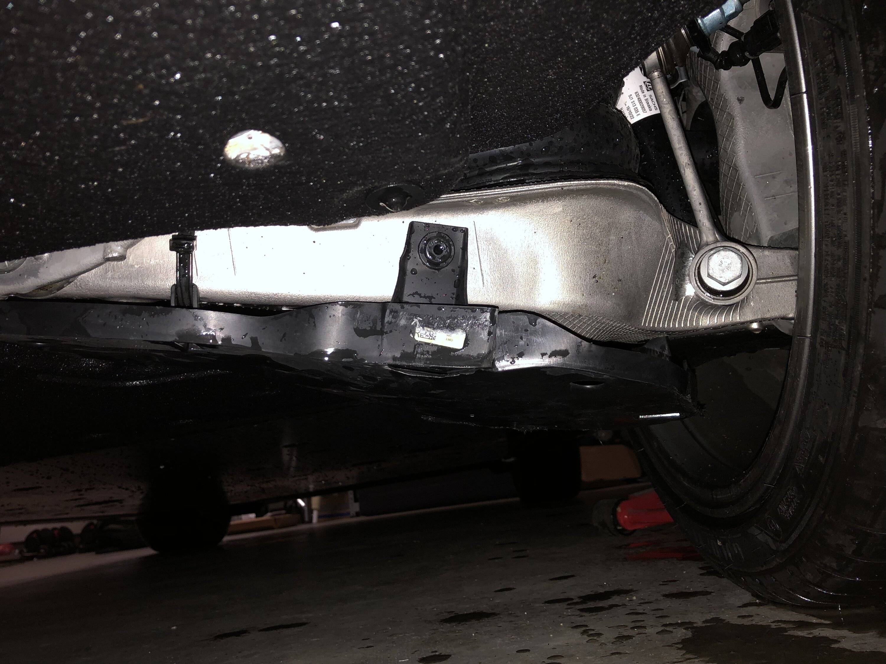 Porsche Taycan Cracked plastic piece under car. Need help identifying part number or name please! 2697828E-3B17-40C0-AEEB-C4A7214F3144