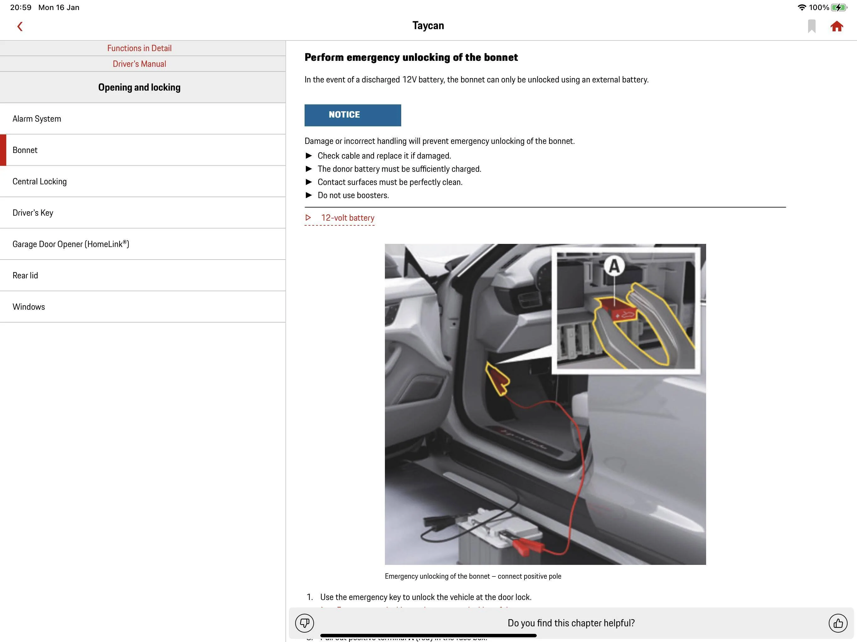 Porsche Taycan Theft alarm = low 12v battery! 37E190EE-F50D-4899-A694-DE3072B51A9B