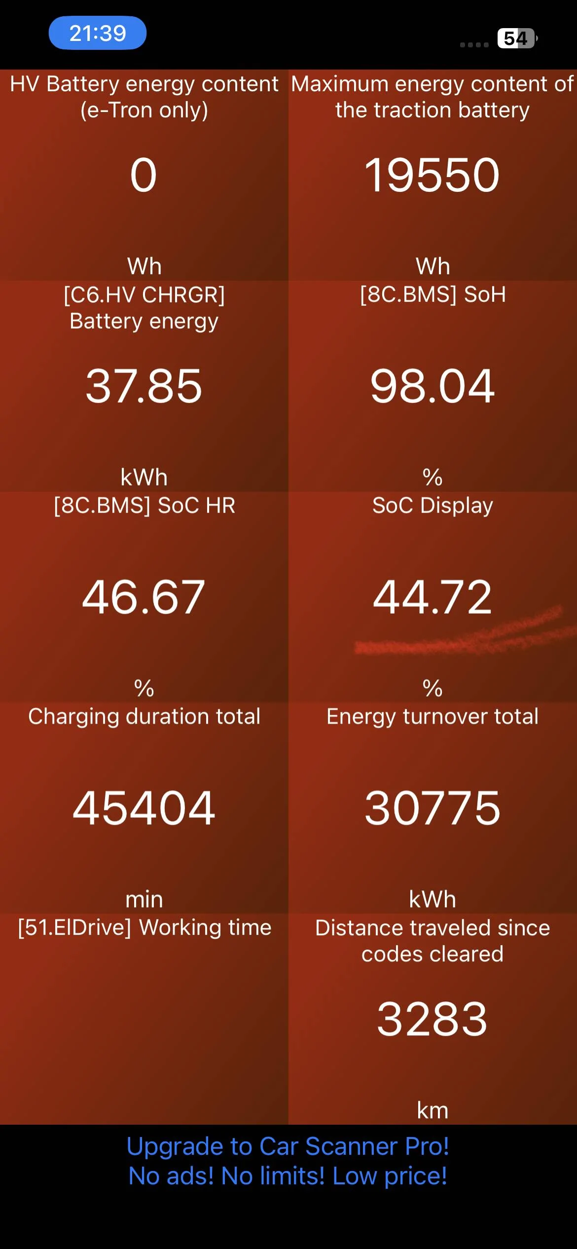 Porsche Taycan 🔋 Baseline for HV Battery SoH Performance (Battery Degradation Data by Taycan Owners) IMG_5189
