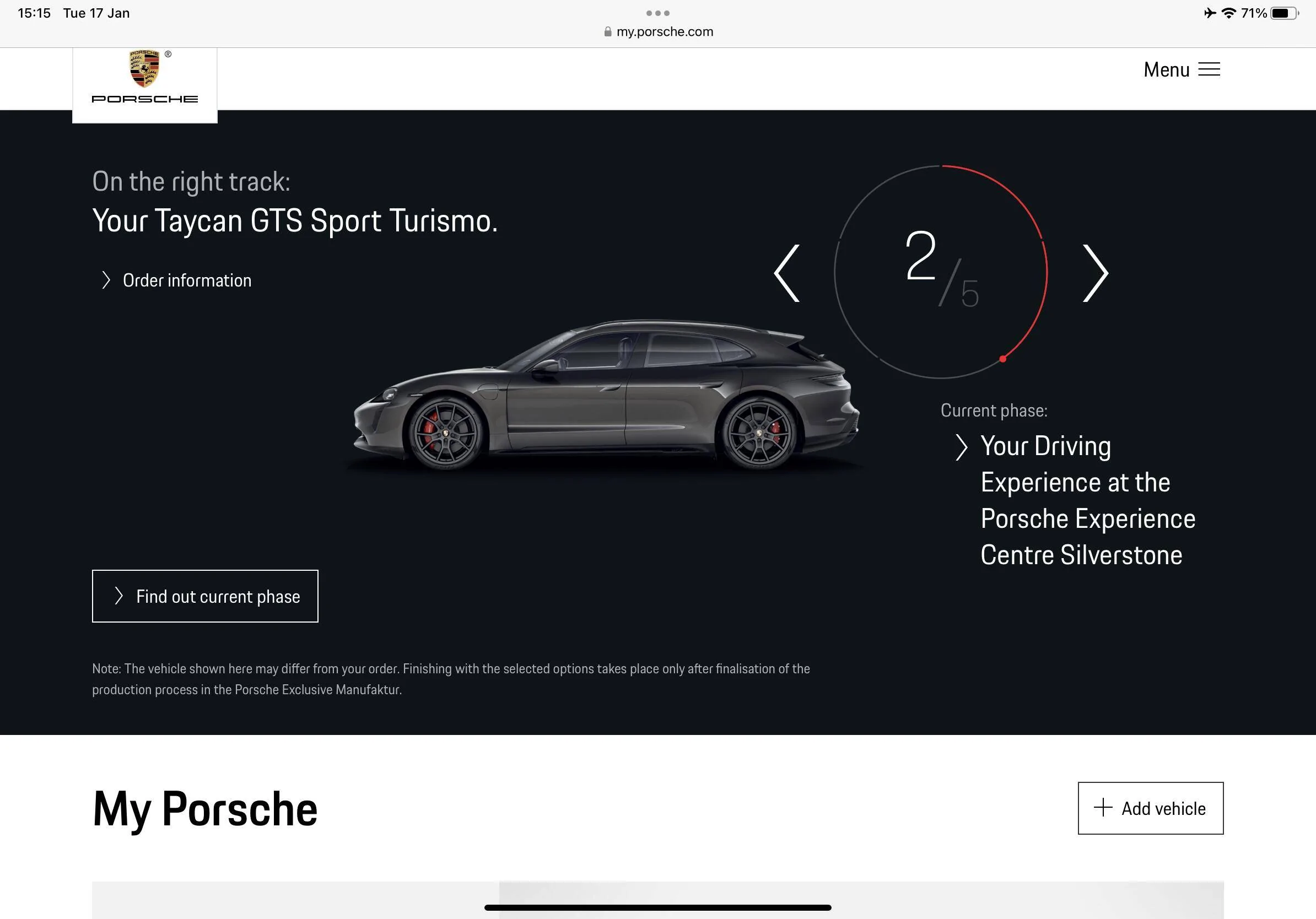 Porsche Taycan GTS Order… 6CDF1FCC-E780-4E6C-A4B1-9EA6EA1F9D3C