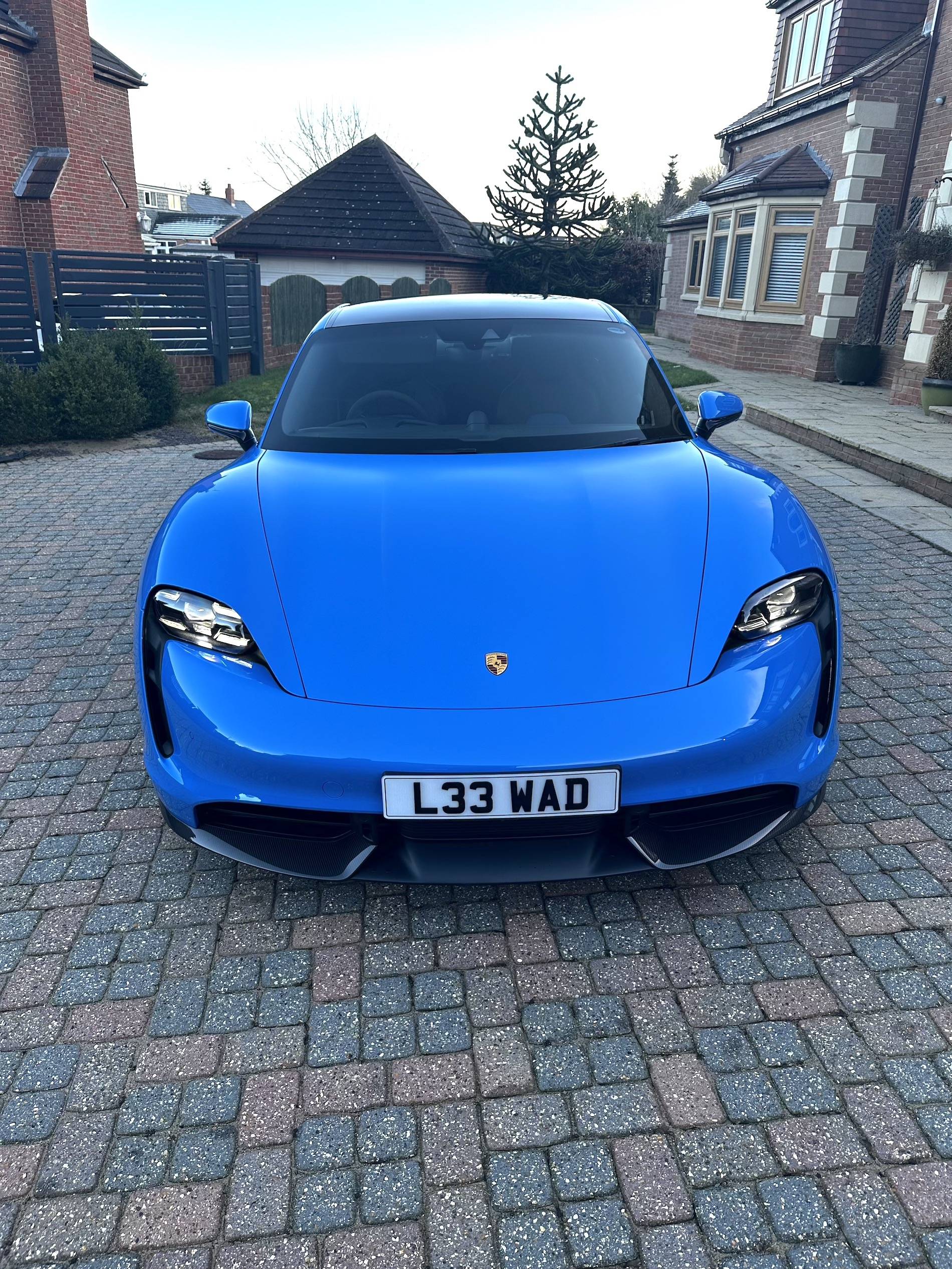Porsche Taycan Voodoo Blue PTS Taycan Turbo S delivered! img_2803-jpe