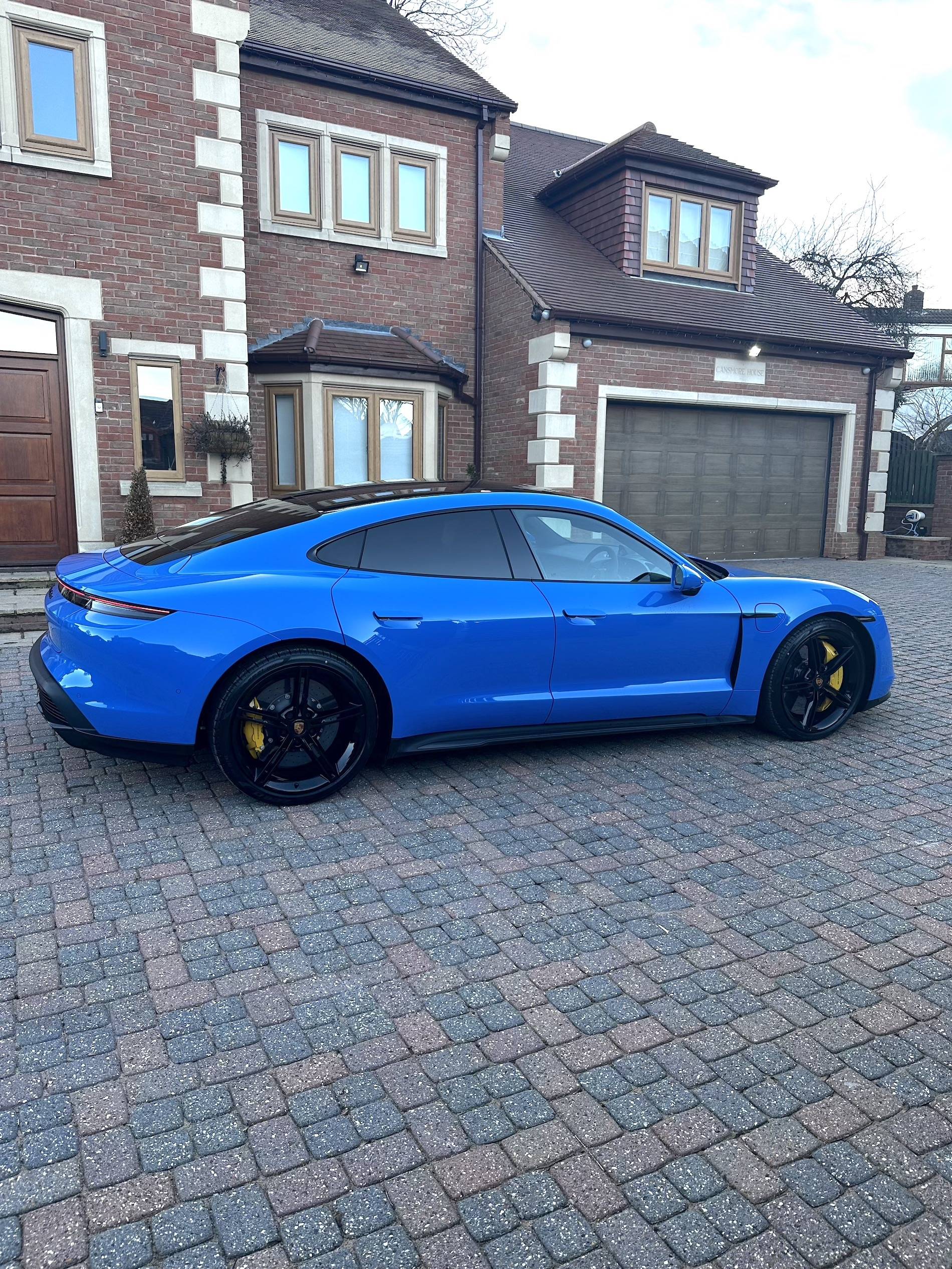 Porsche Taycan Voodoo Blue PTS Taycan Turbo S delivered! img_2799-jpe