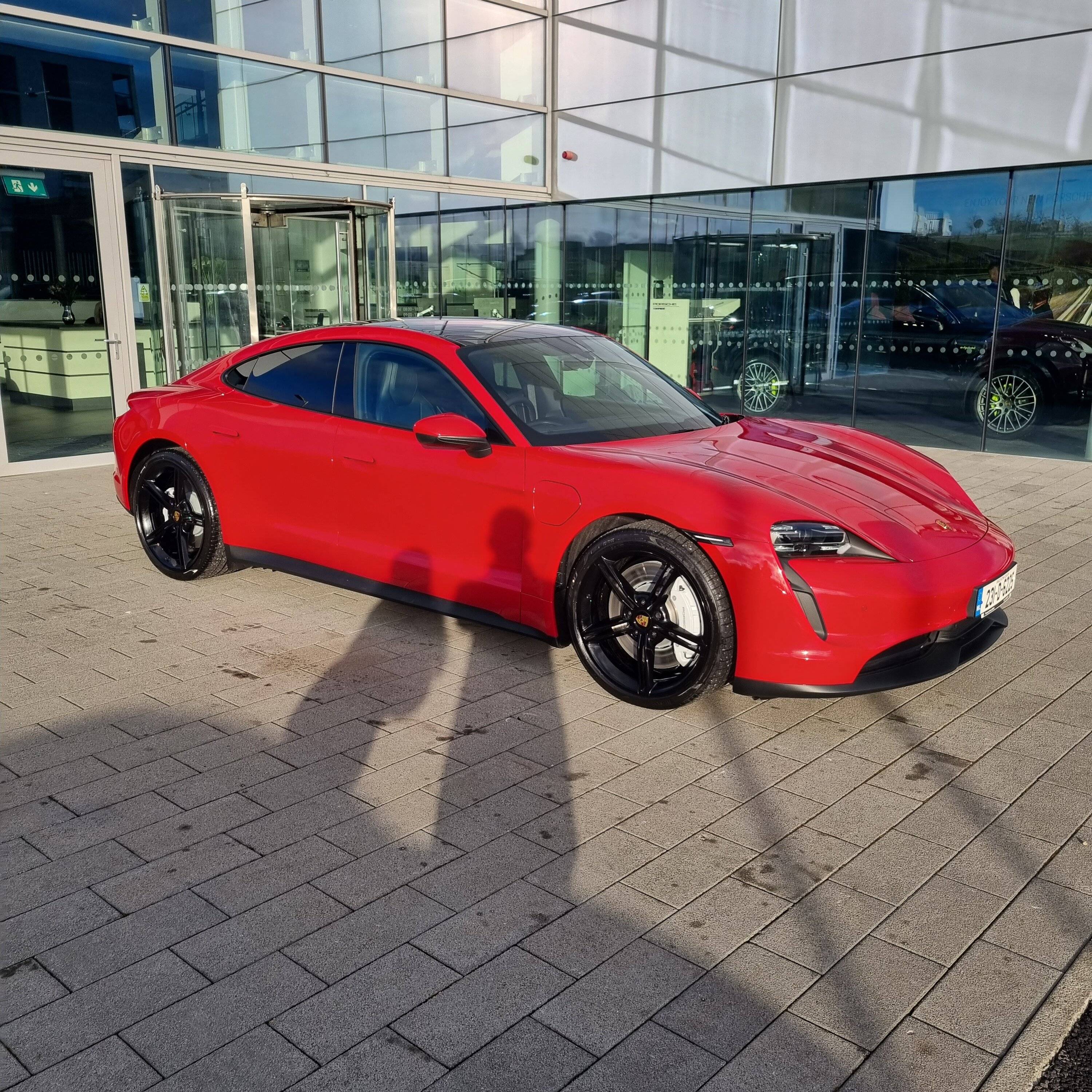 Porsche Taycan Collection Day - Carmine Red!! 20230118_141459