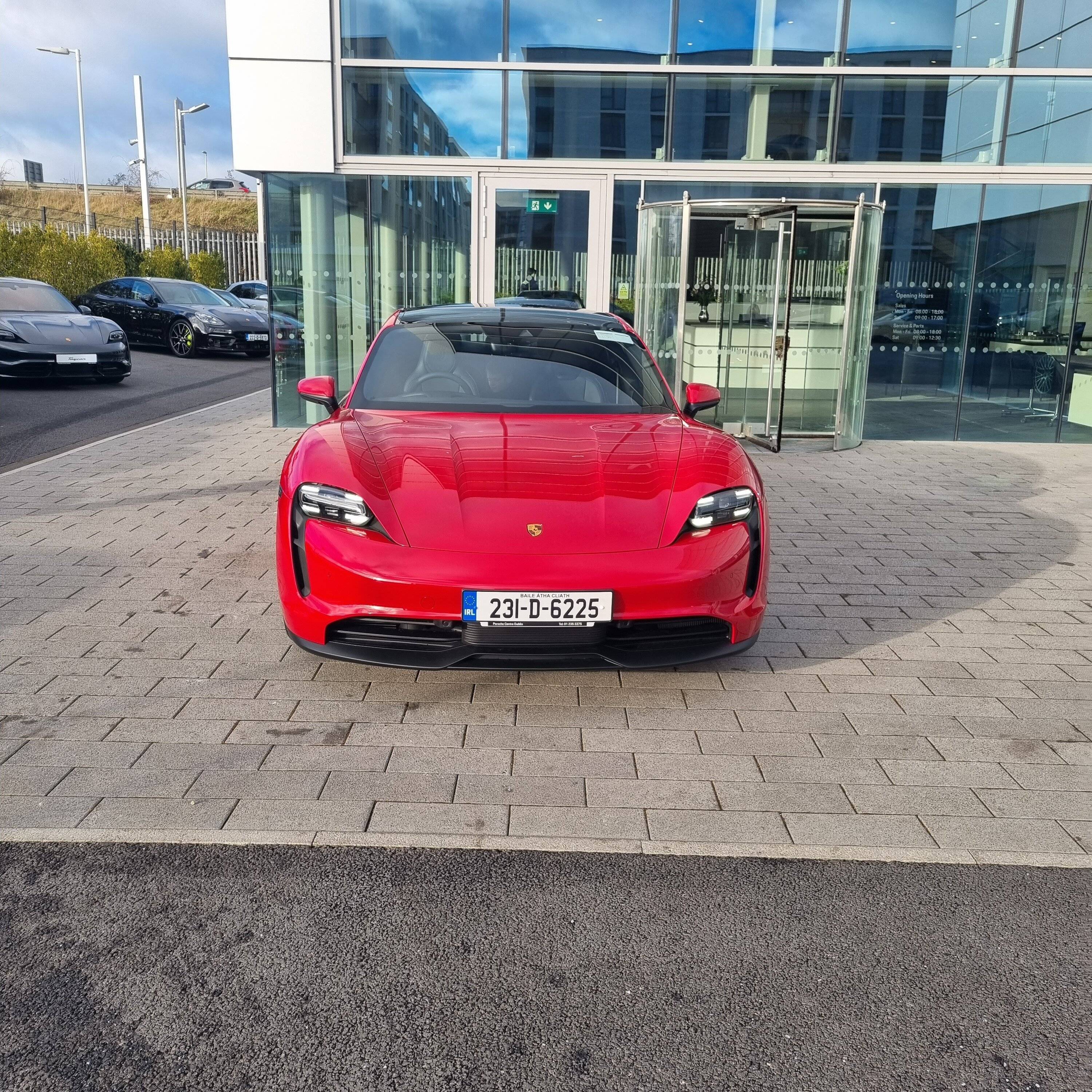 Porsche Taycan Collection Day - Carmine Red!! 20230118_141450