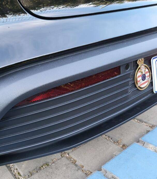 Porsche Taycan Taycan "authorized" subtle little cheap mods rear reflt
