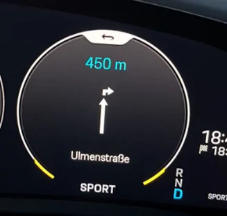 Porsche Taycan "maneuver info" pop-up missing 1674425445036