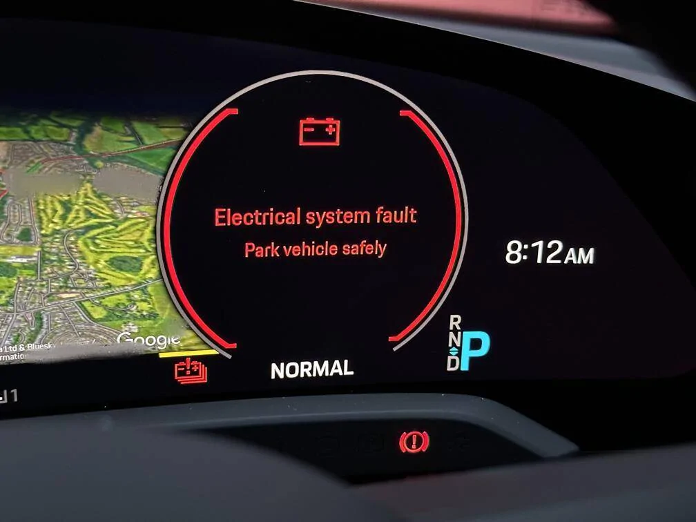Porsche Taycan Week 2 : Electrical System Fault- park safely IMG_1846 copy