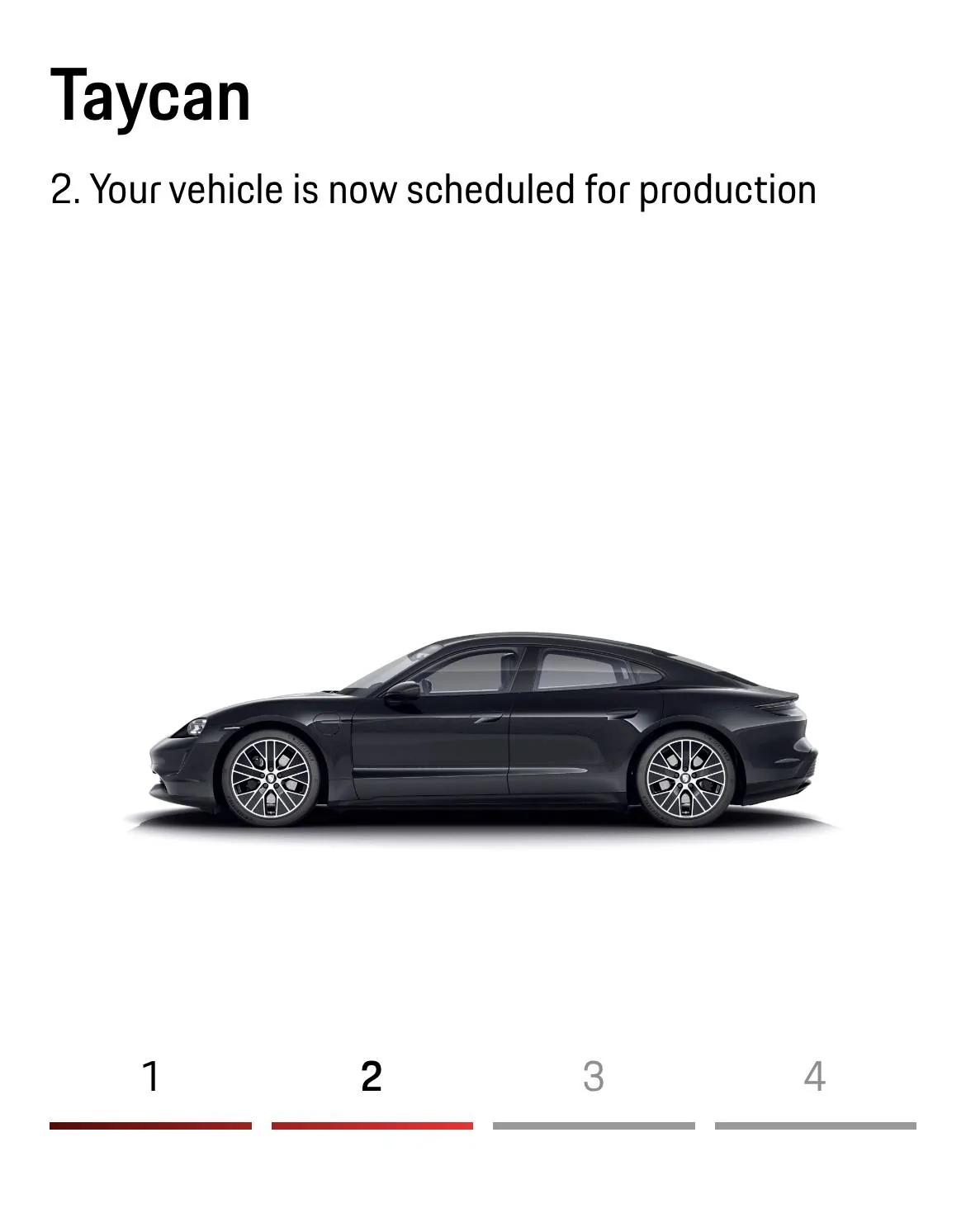 Porsche Taycan Taycan Build Status - Porsche App 06992E53-E4D0-42F9-B2D6-64667E0C13E1