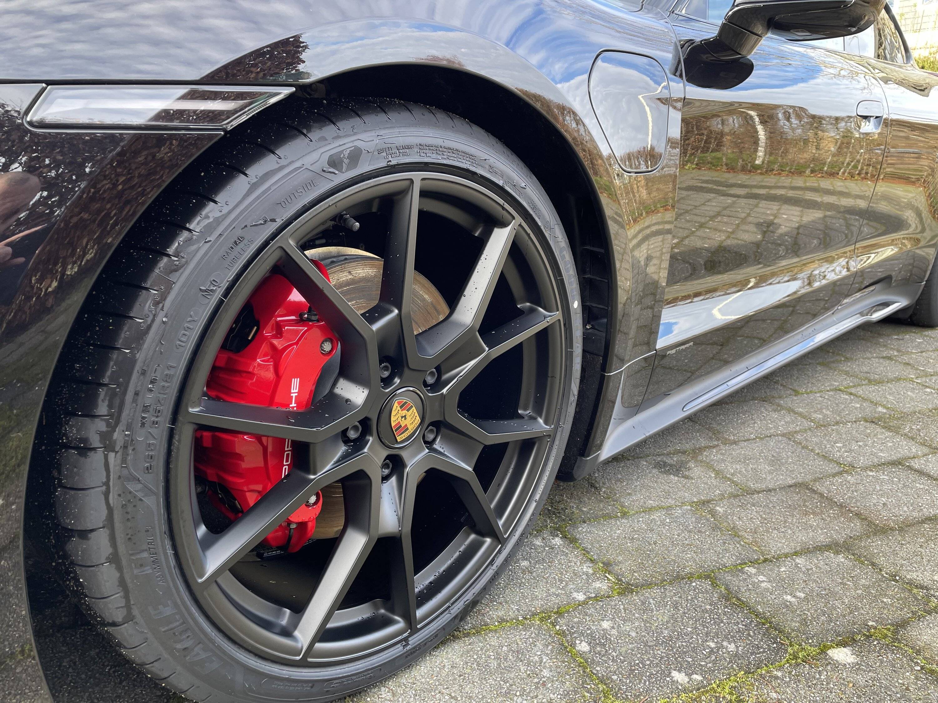 Porsche Taycan My RS Spyder Satin Black Wheels Installed 2B01B66D-3744-498F-9A36-D1D1E5E76CD8
