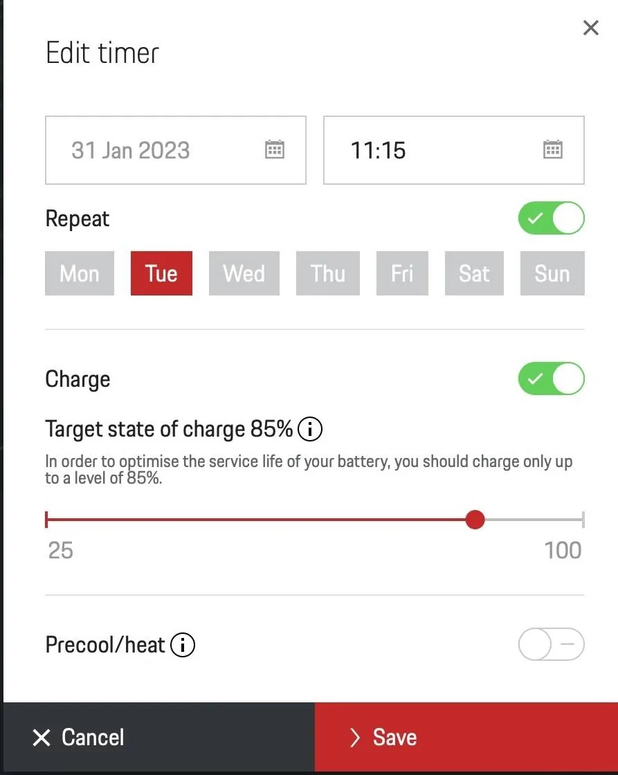 Porsche Taycan One more time: 85% Charging Kép. 2023. 01. 29. - 19.11