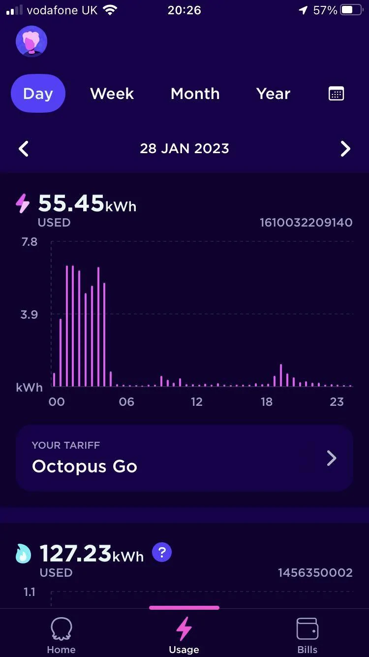 Porsche Taycan Fixed Charging Period with Octopus Go EC56A312-1398-4A89-B386-EEBD3563425C