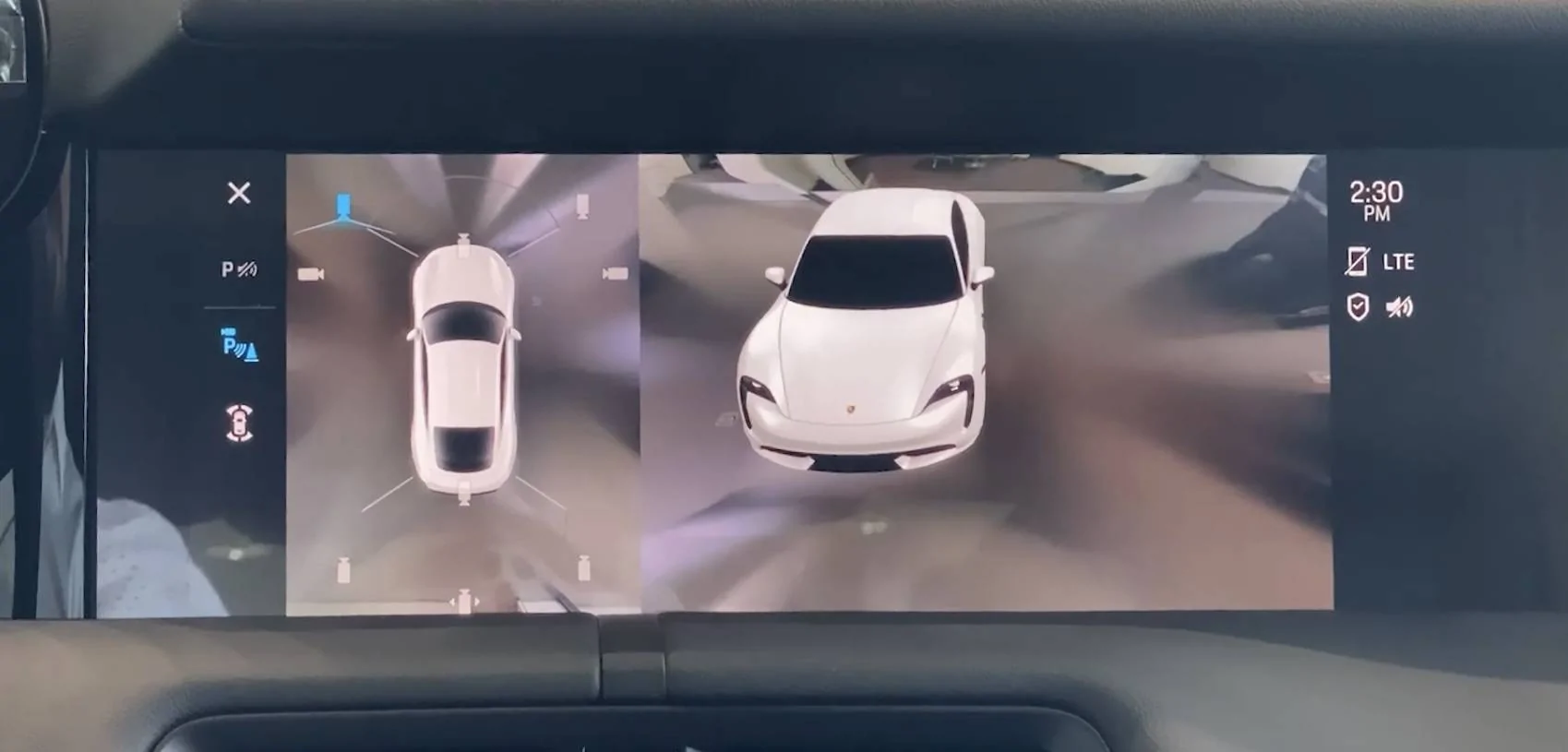 Porsche Taycan Surround View not a rotatable view? 1675256848745