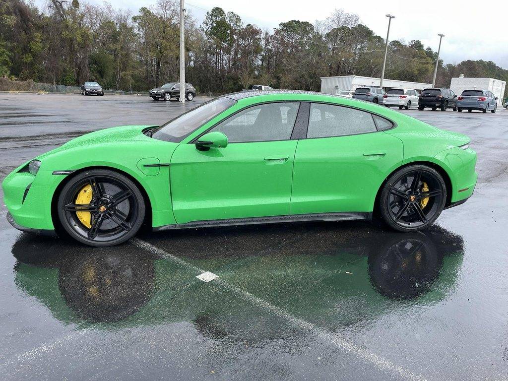 Porsche Taycan Pure Green Taycan Turbo S PTS Delivered! GtWJ1COh