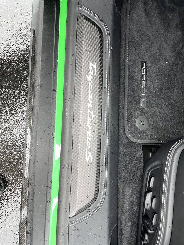 Porsche Taycan Pure Green Taycan Turbo S PTS Delivered! fngWnWTh