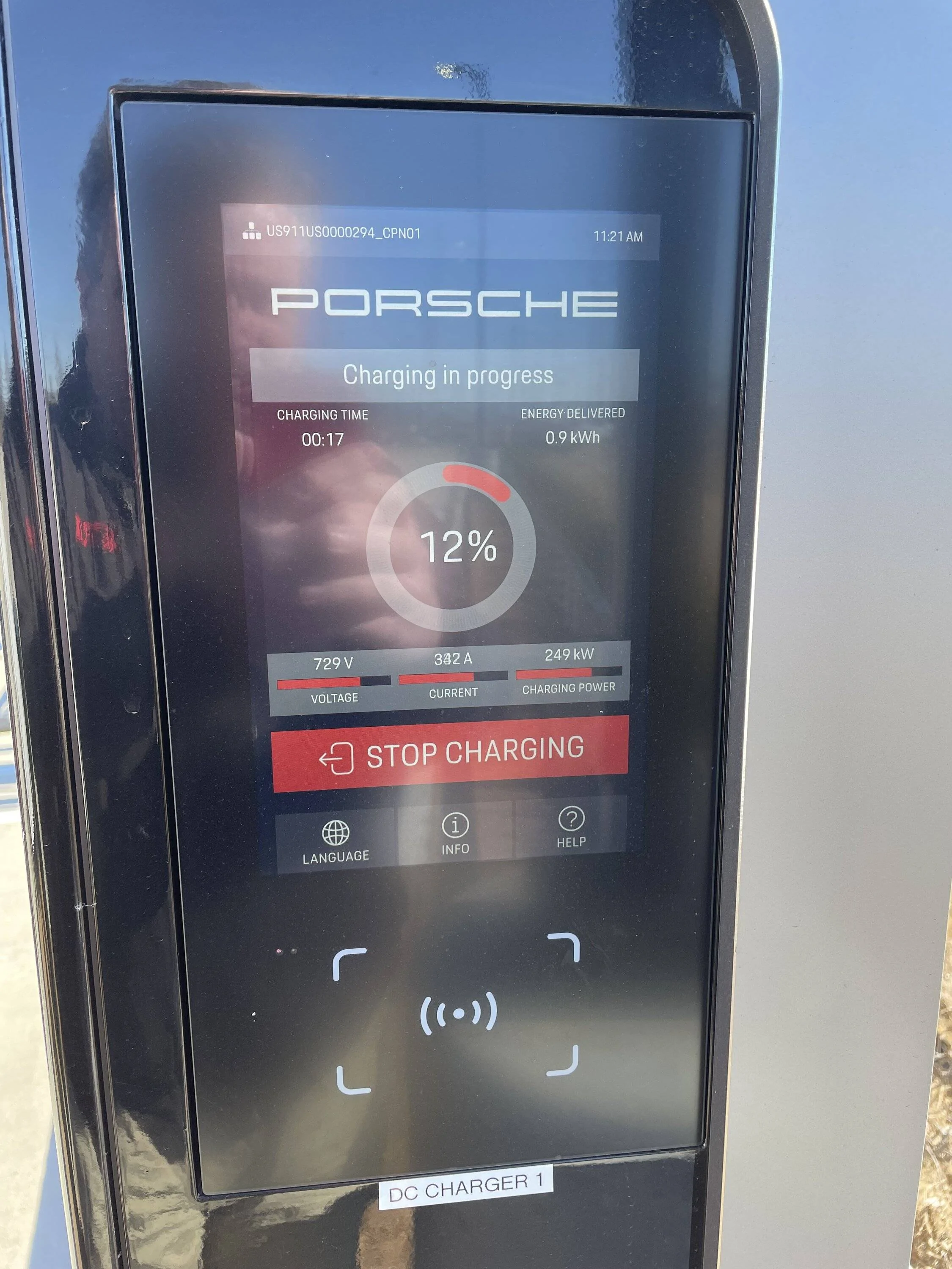 Porsche Taycan Fastest charge you've had? IMG_0774