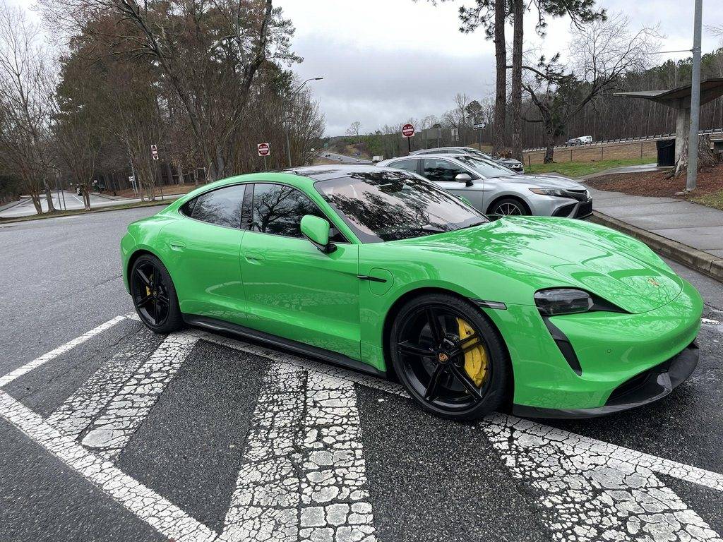 Porsche Taycan Pure Green Taycan Turbo S PTS Delivered! zlxhblxh-