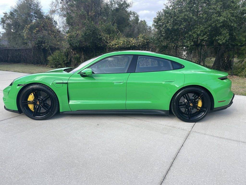 Porsche Taycan Pure Green Taycan Turbo S PTS Delivered! VoWqvJNh