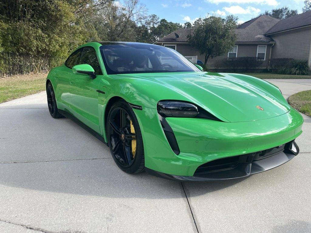 Porsche Taycan Pure Green Taycan Turbo S PTS Delivered! 3Tk0PVqh