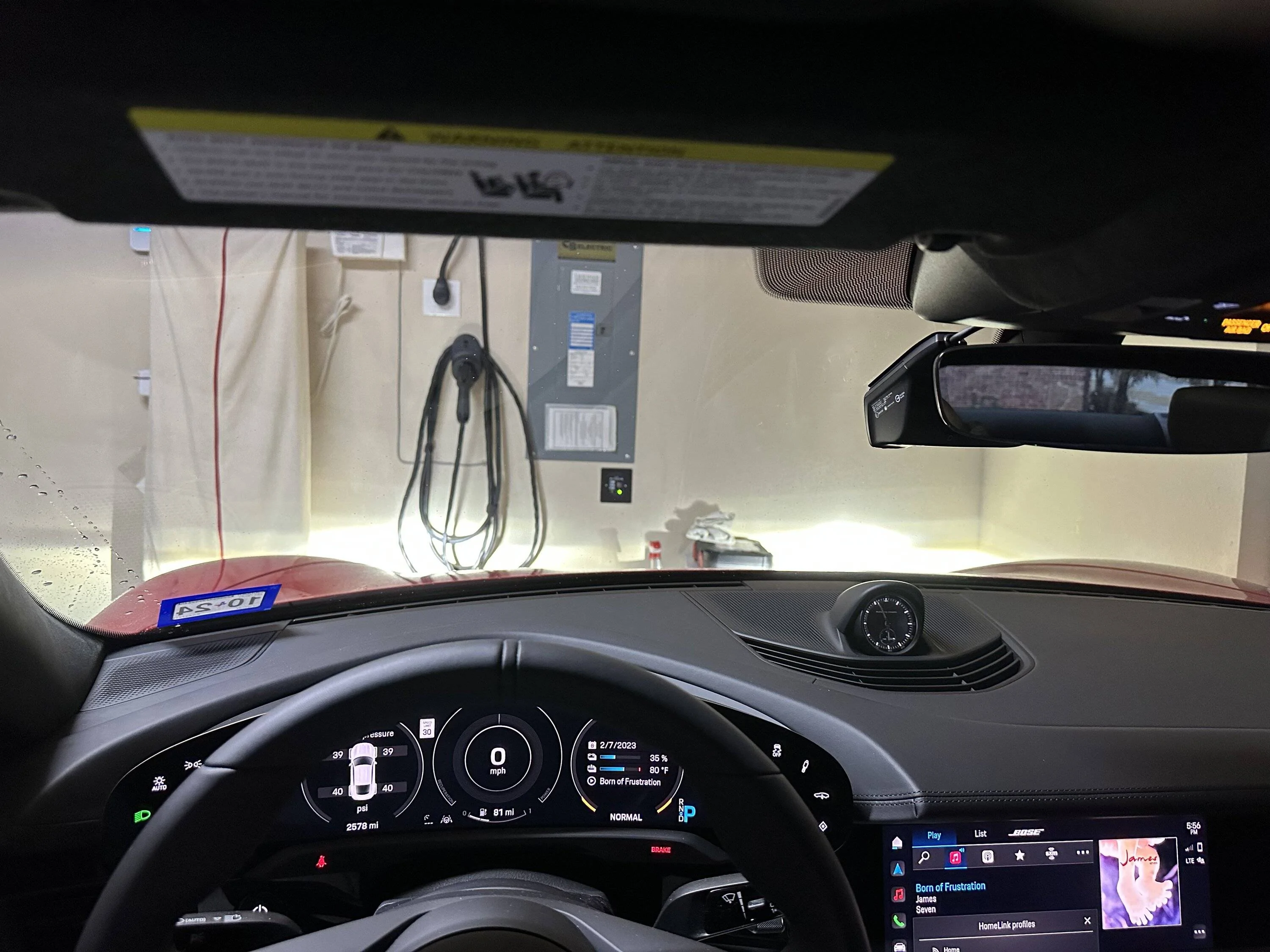 Porsche Taycan Porsche Dashcam Installed - Review and Overview for US Taycan Owners IMG_1055