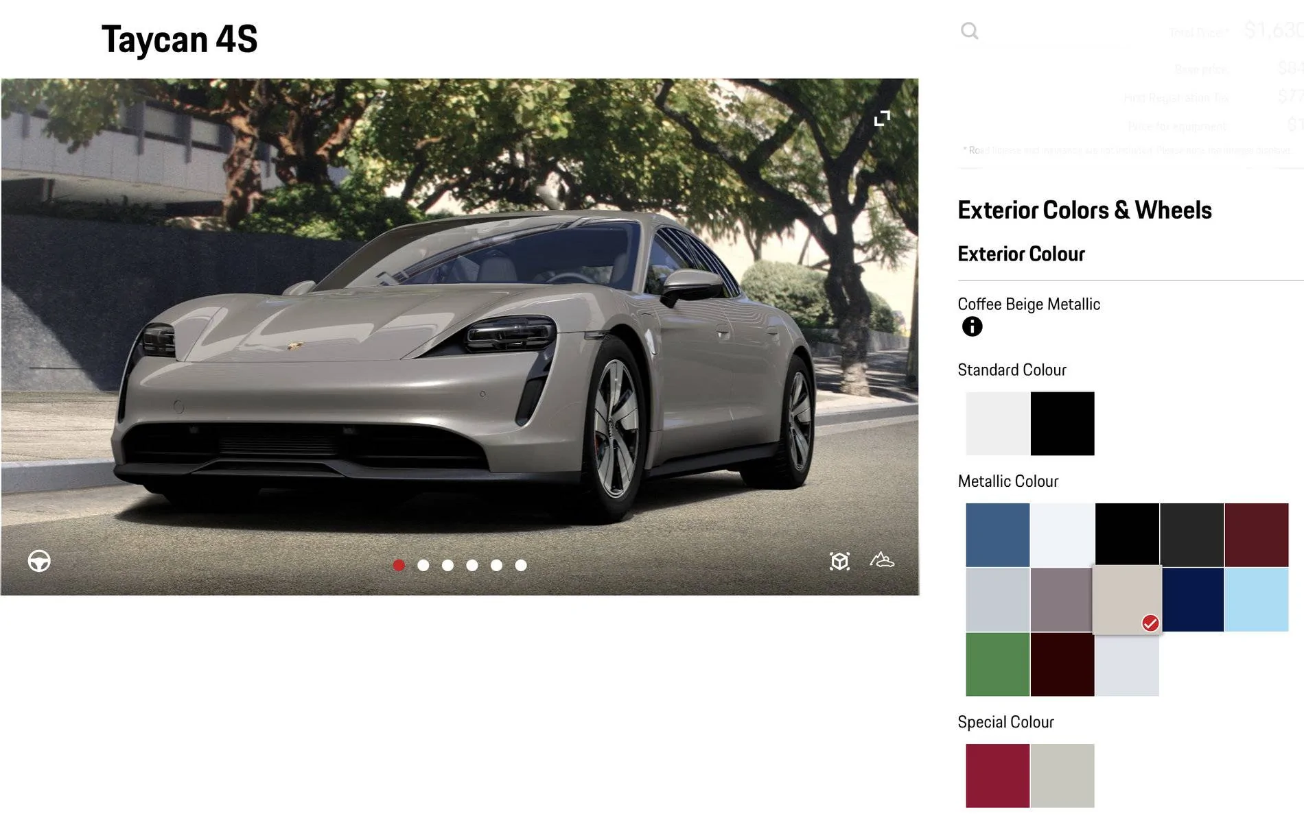 Porsche Taycan 2021 Model Year Taycan configurator comes online for some markets, showing 7 new colors D4358CF4-6137-4779-932F-B3C5483E3B85