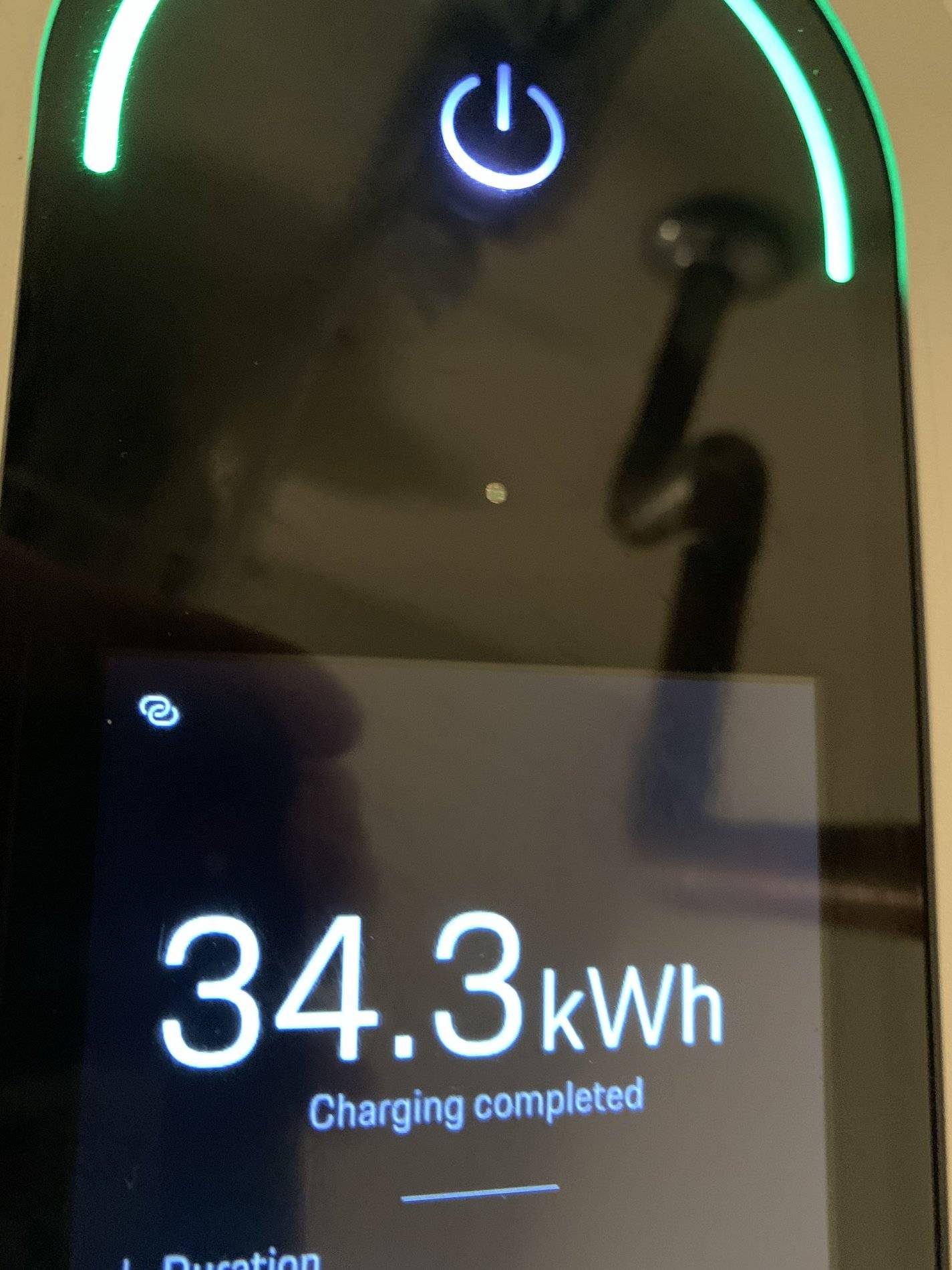 Porsche Taycan Setting up for charging in garage 96582205-003C-4709-A5D9-D99BE58B39E5