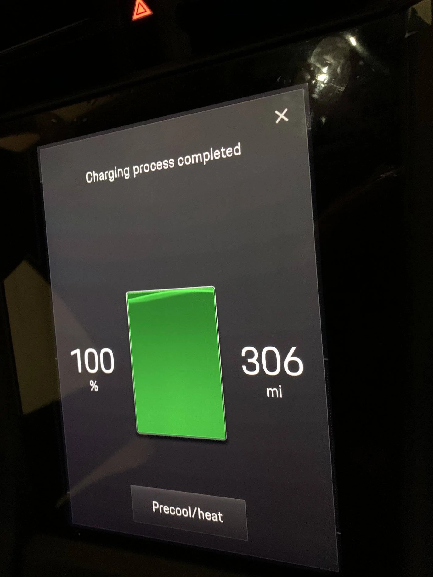 Porsche Taycan Setting up for charging in garage 48345A00-964D-4FC4-9709-0F243D512BC0