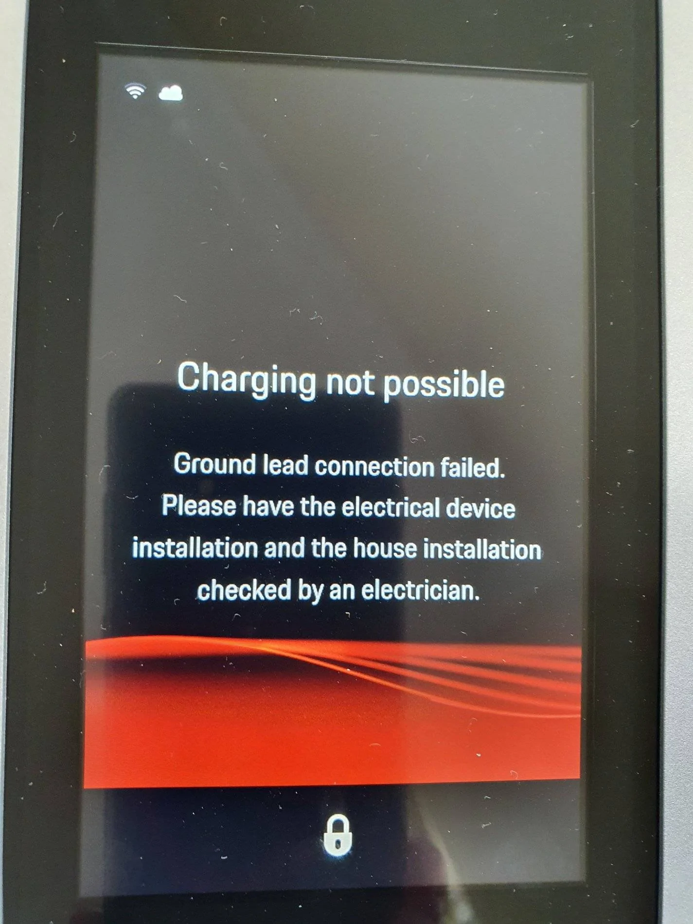 Porsche Taycan Charger Problem 20200614_100225
