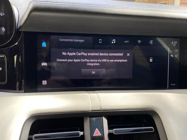 Porsche Taycan CarPlay wifi ? 820A46BB-09B3-46B7-B422-E705CECAE12A