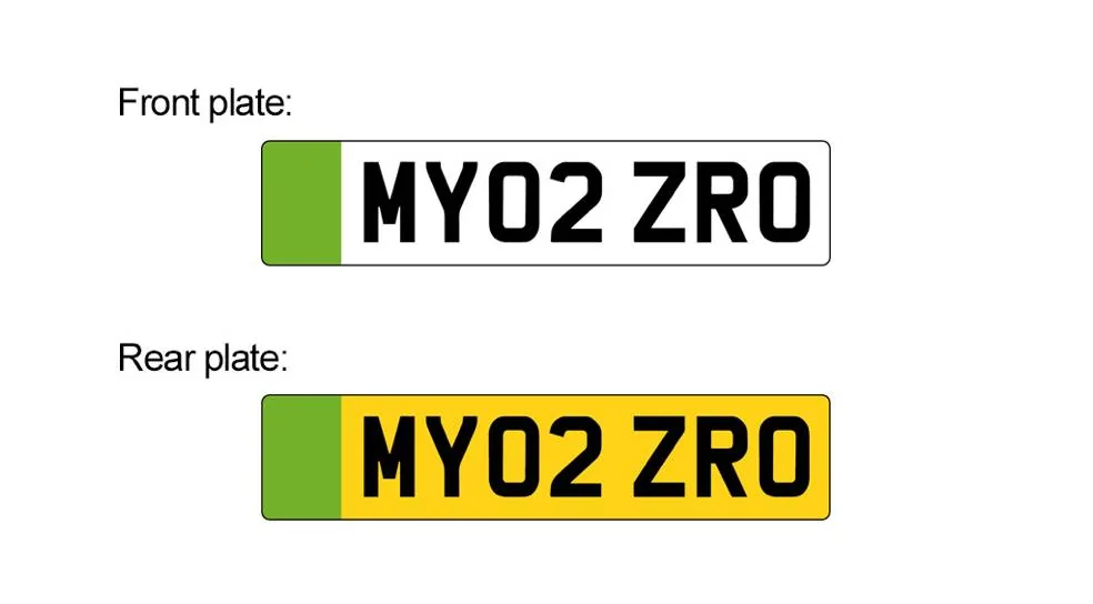 Porsche Taycan Green Number Plates 97A06E0E-8FB1-480D-876D-1F91779F2075