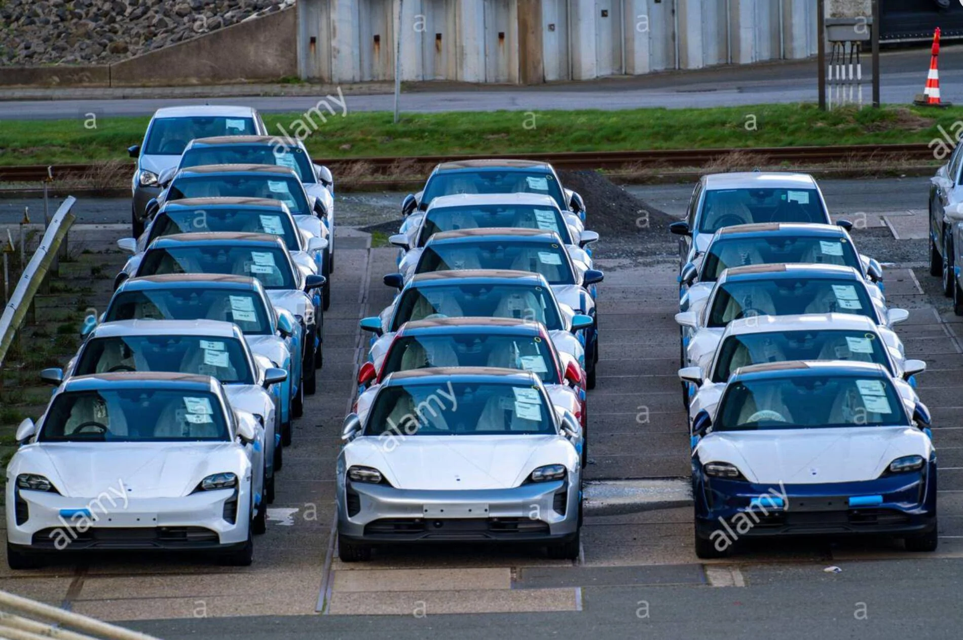 Porsche Taycan Malacca Highway arriving at Sheerness around now 1593163772518