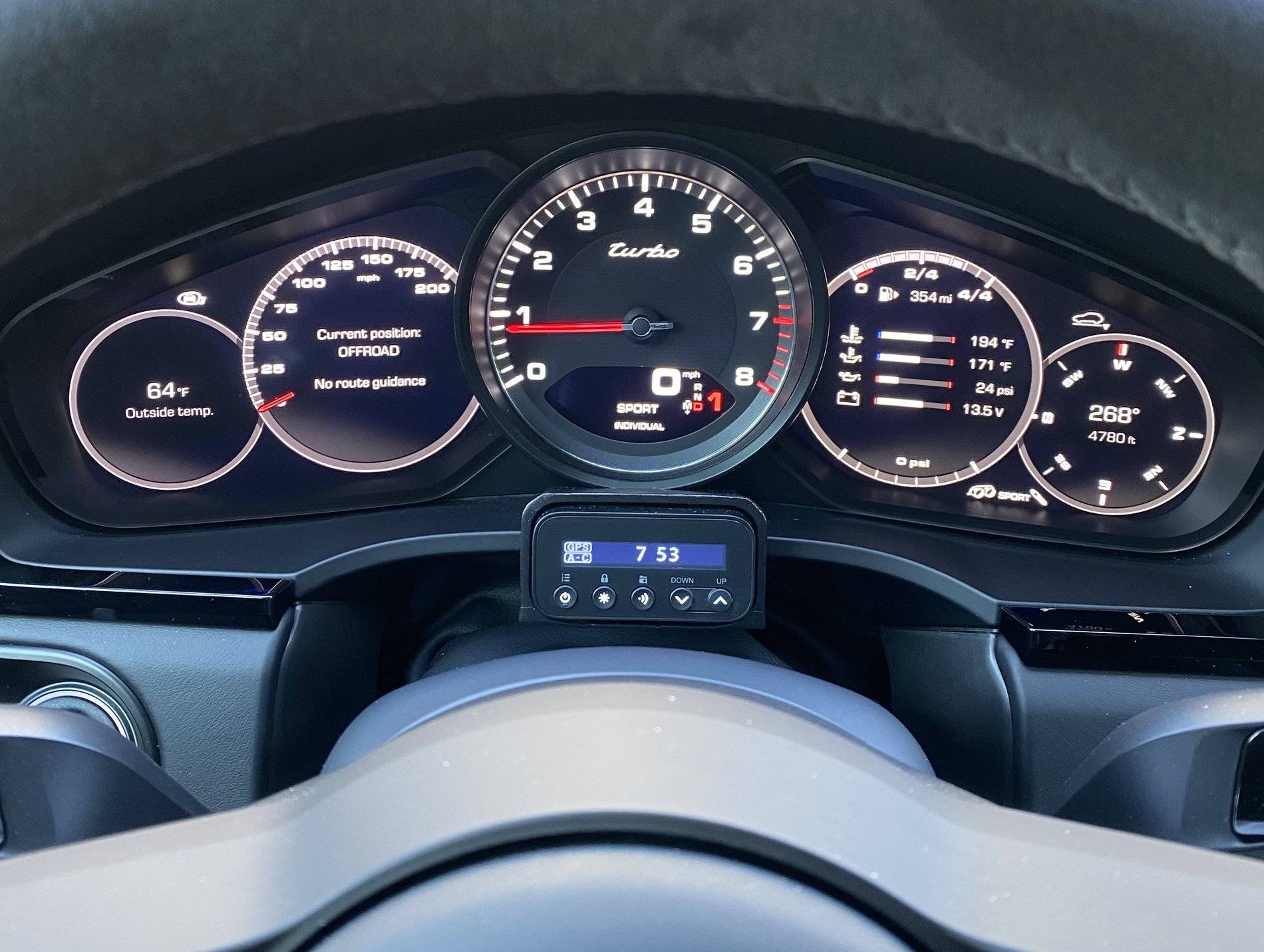 Porsche Taycan Radar / Laser Detectors with Sound Thermally Insulated Glass IMG_5692