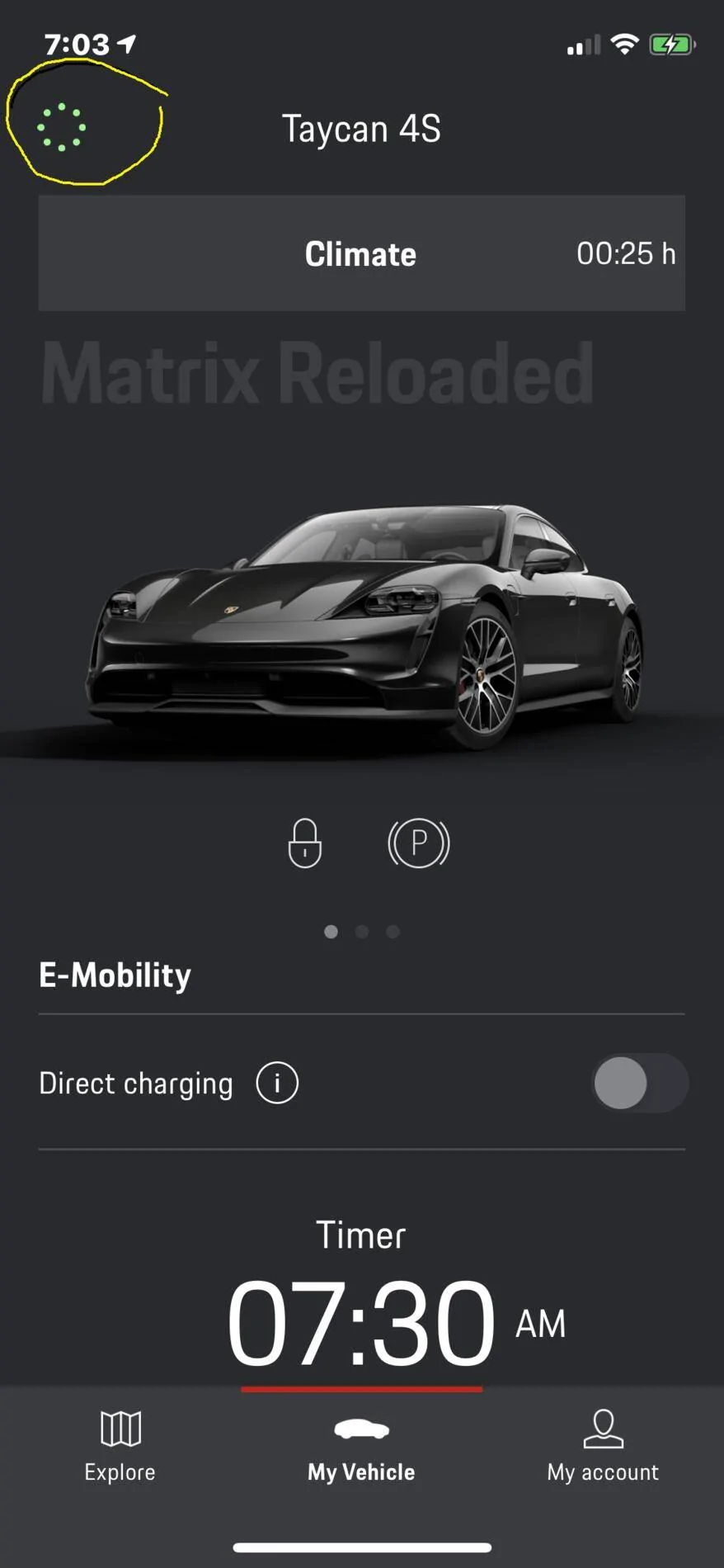 Porsche Taycan Connect App and Remote Control of Climate Control IMG_2412