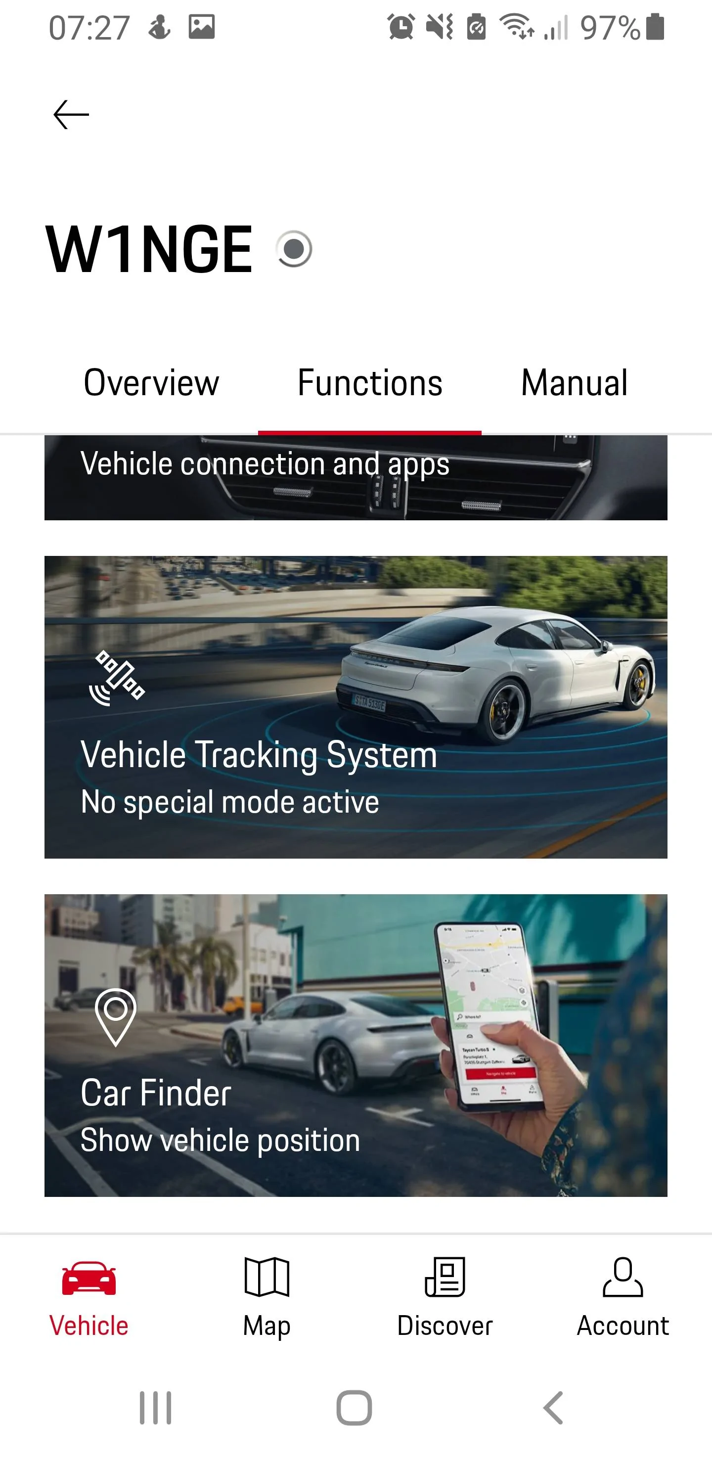 Porsche Taycan Unknown object Screenshot_20230209-072752_My Porsch