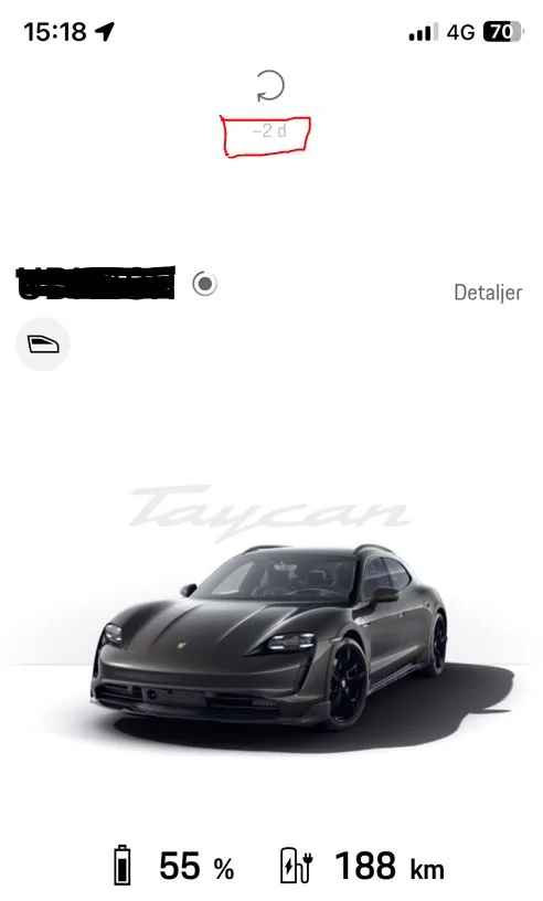 Porsche Taycan Solved: From Feb 7 App not connecting to car (and in-car data also not working) My Pa