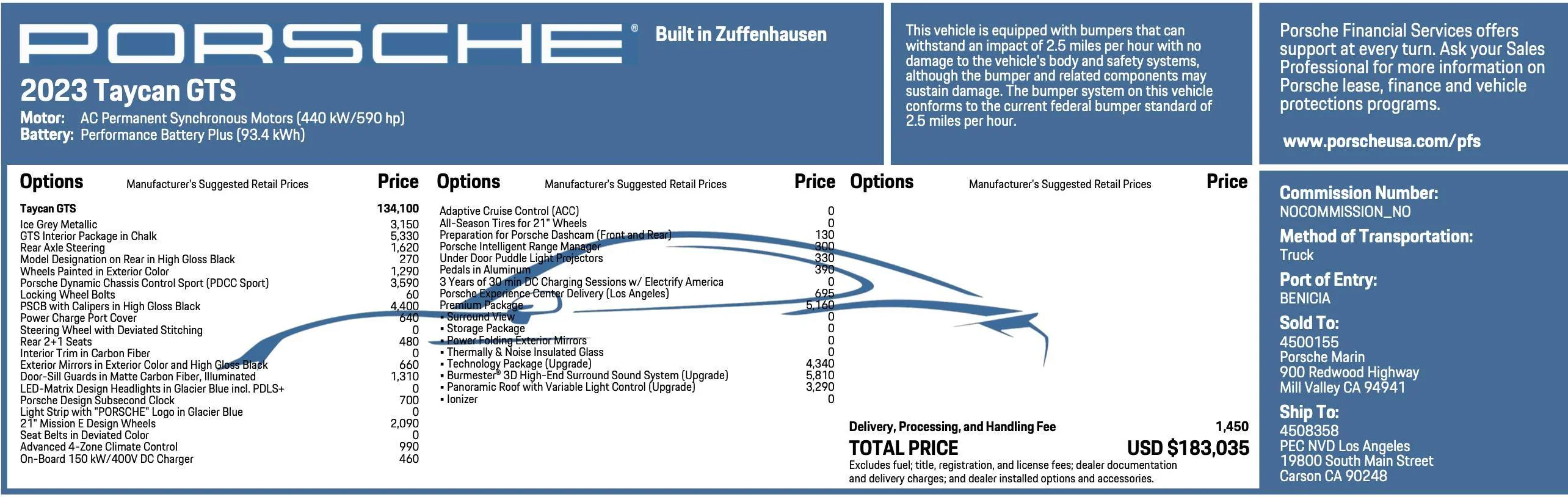 Porsche Taycan February 2023 deliveries Screenshot 2023-02-09 at 10.28.30 AM